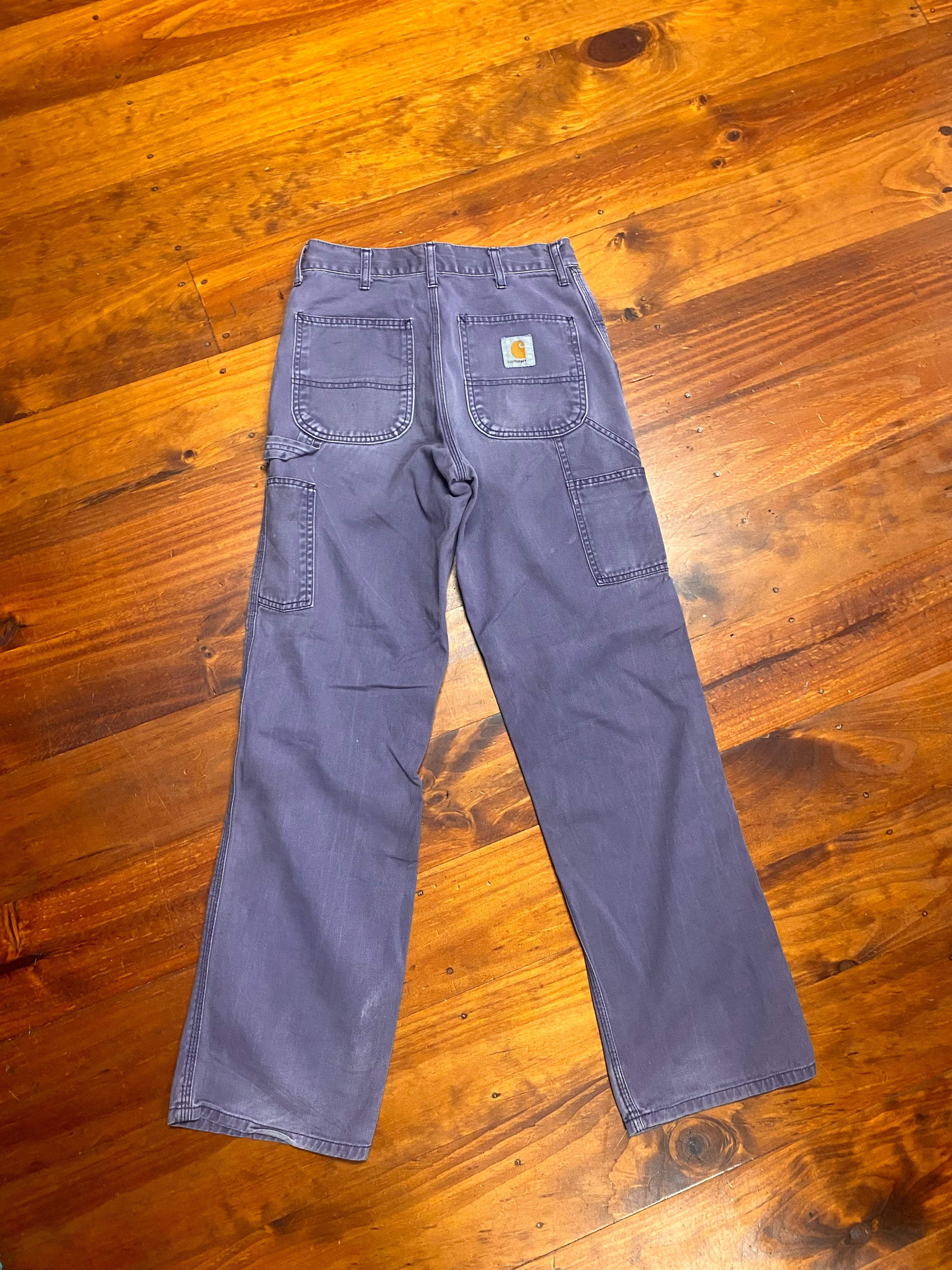 [28] Carhartt Faded Blue Pants B38UNB