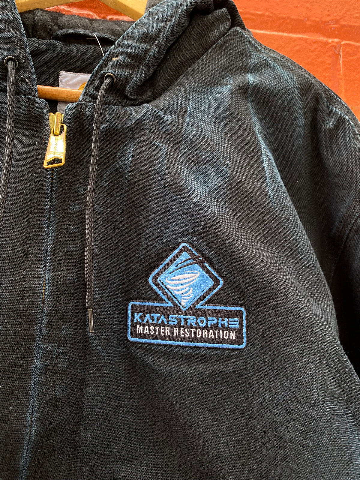 [XL] Carhartt XL Black Active Jacket 'Katastrophe Master Restoration'