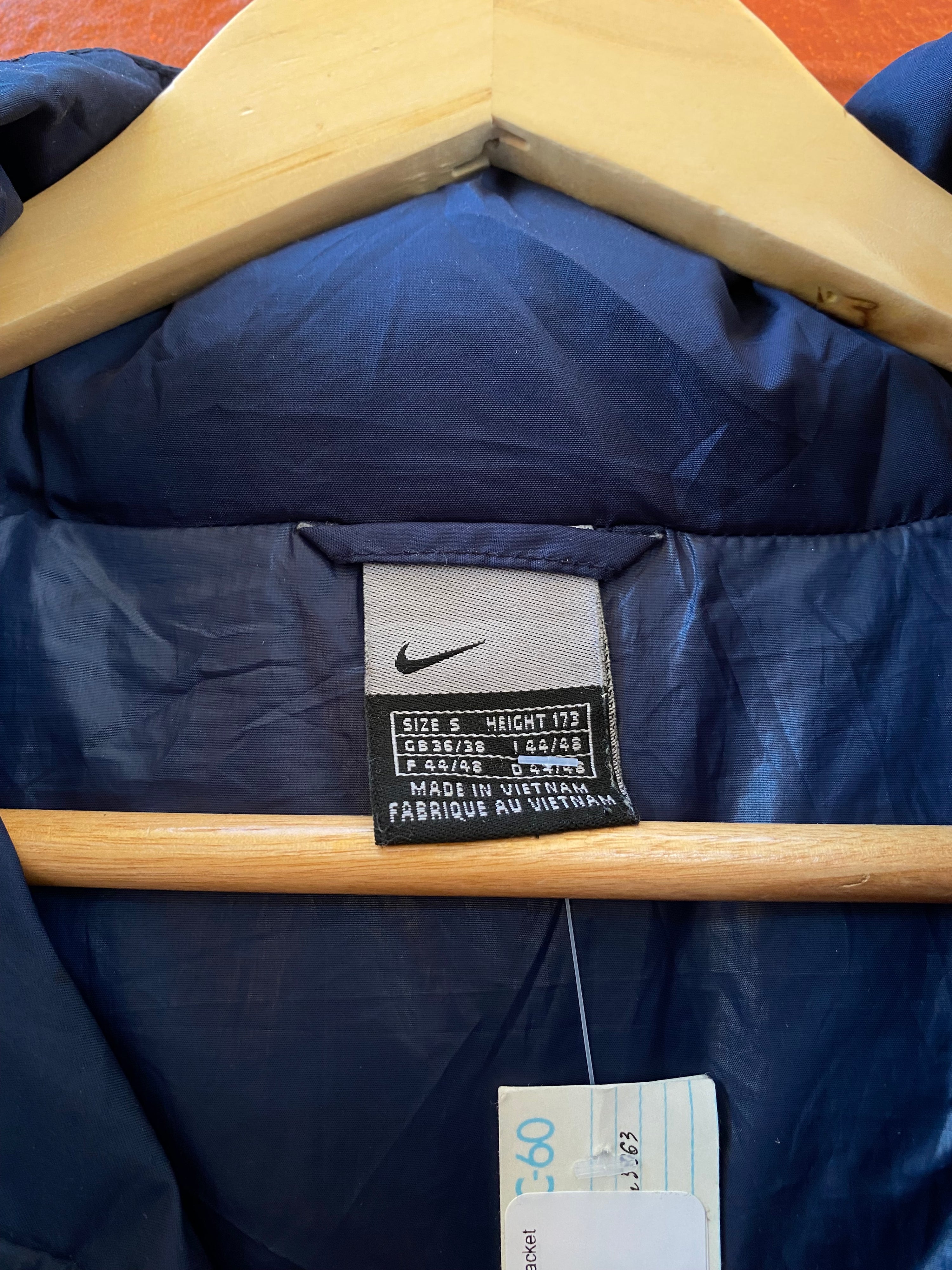 [S] Nike Navy Down Filled Puffer Jacket