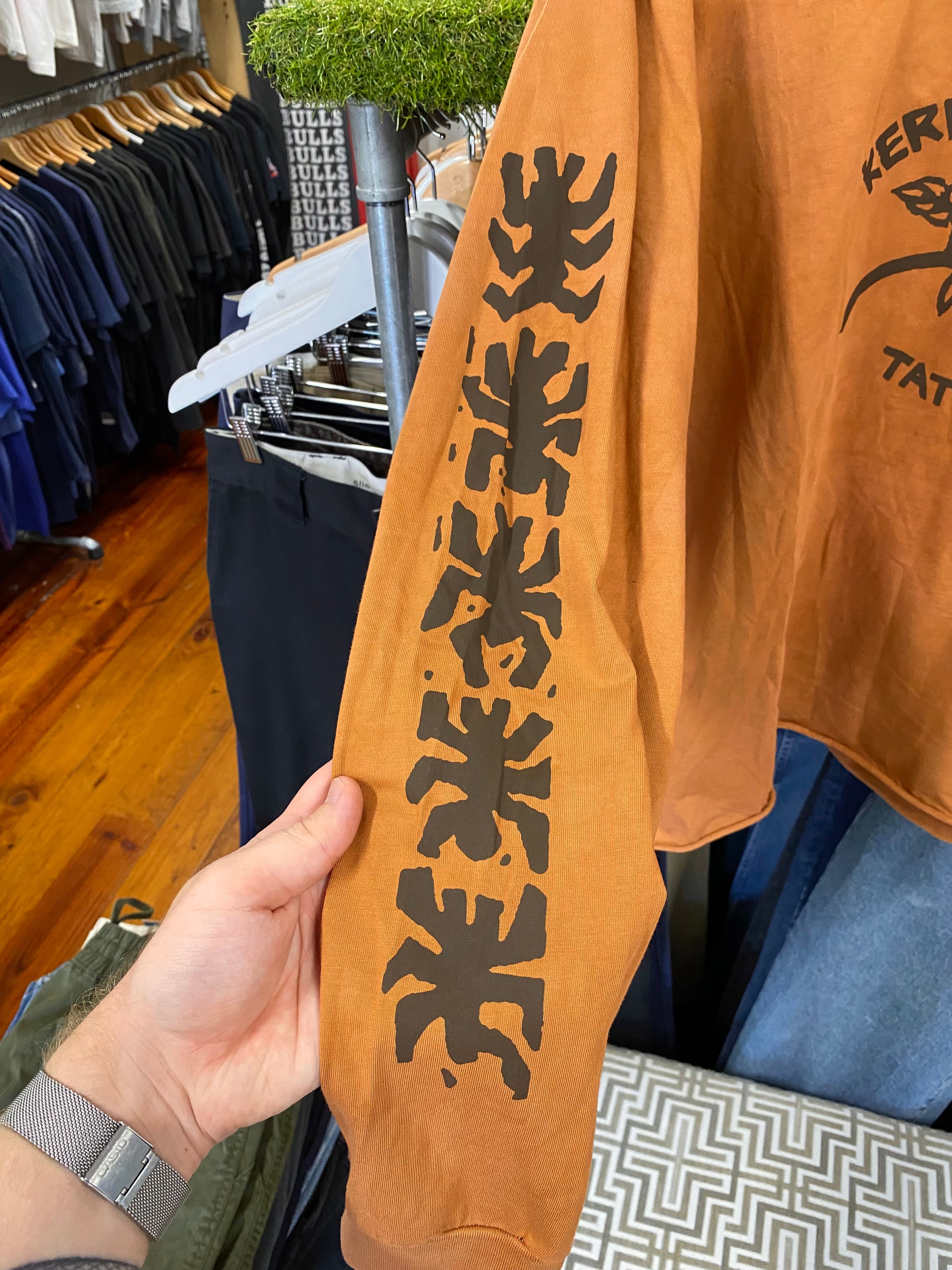 [XL] Kerri Wright Tattoo Long Sleeve Double Sided Tshirt