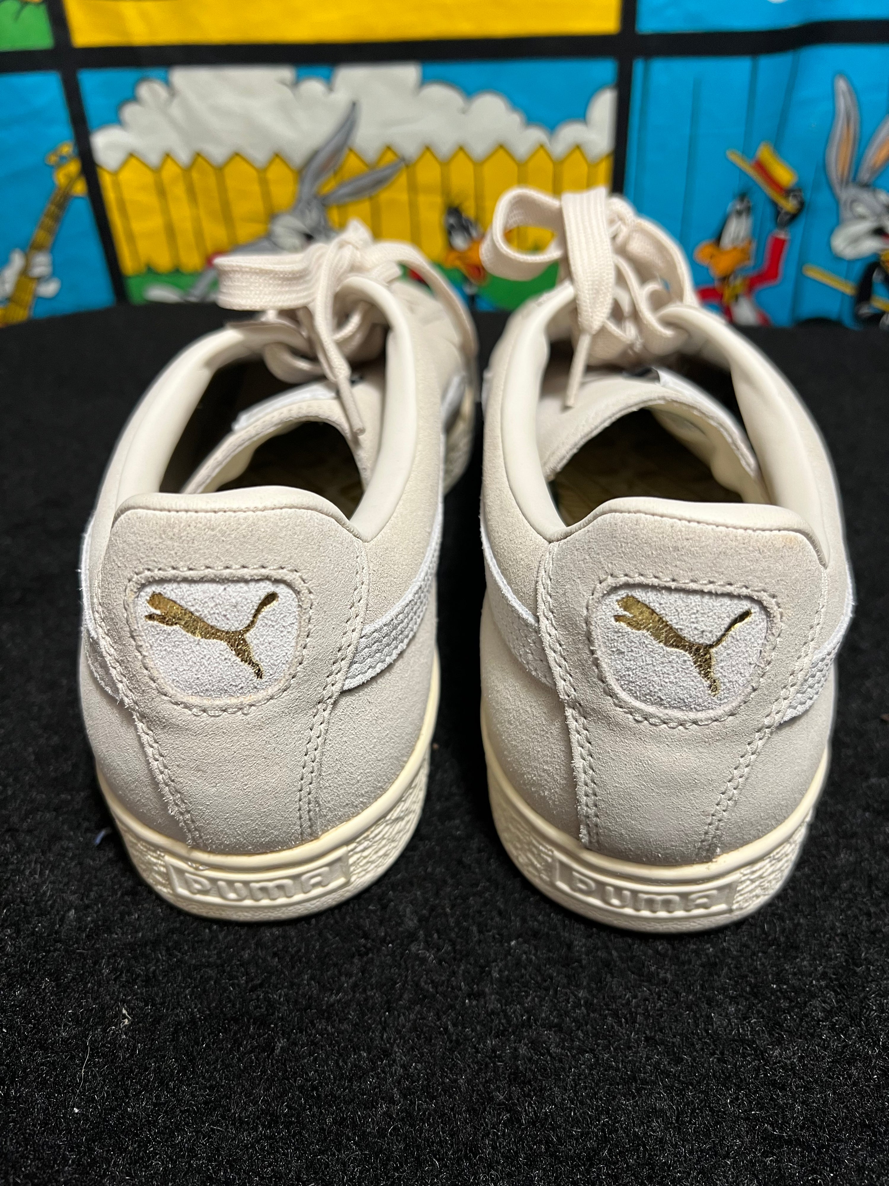 US13 - Puma Suede Beige/White NEW