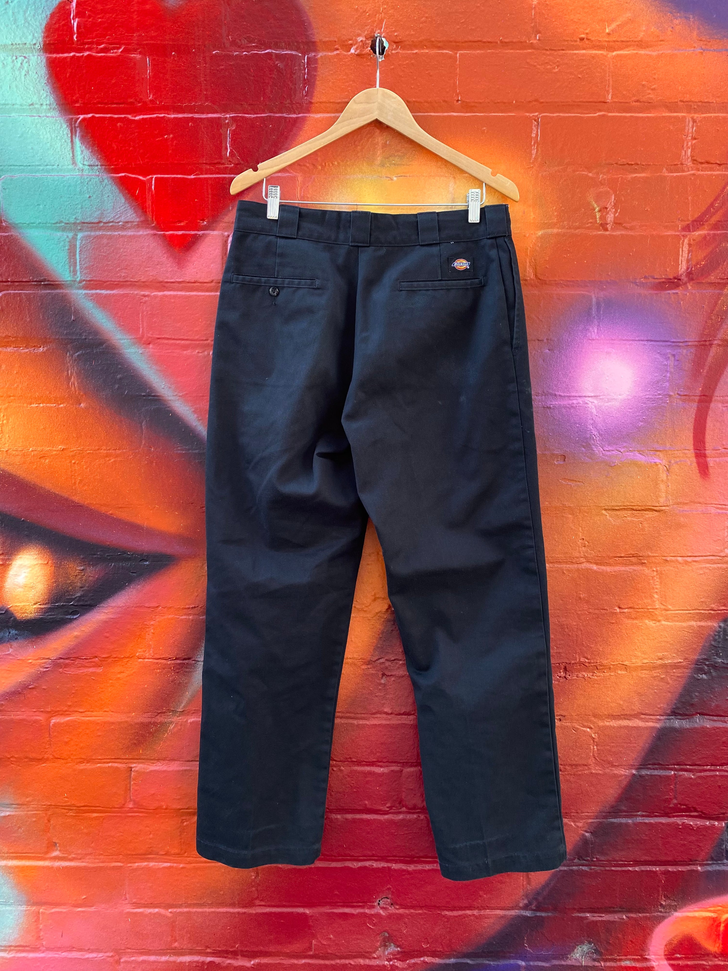 [34] Dickies 874 Black Work Pants