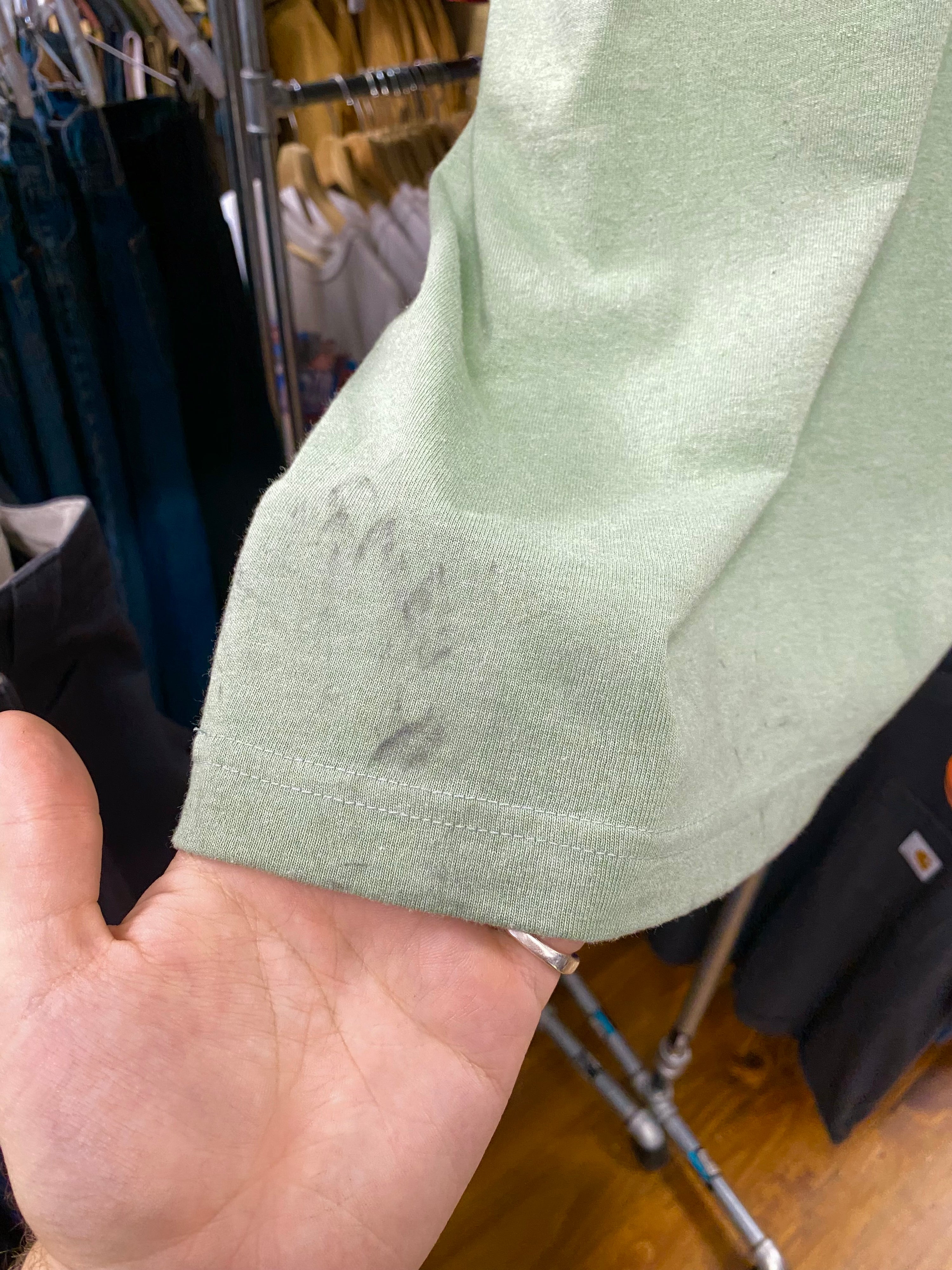 3XLT - Mint Green Carhartt Pocket Tee