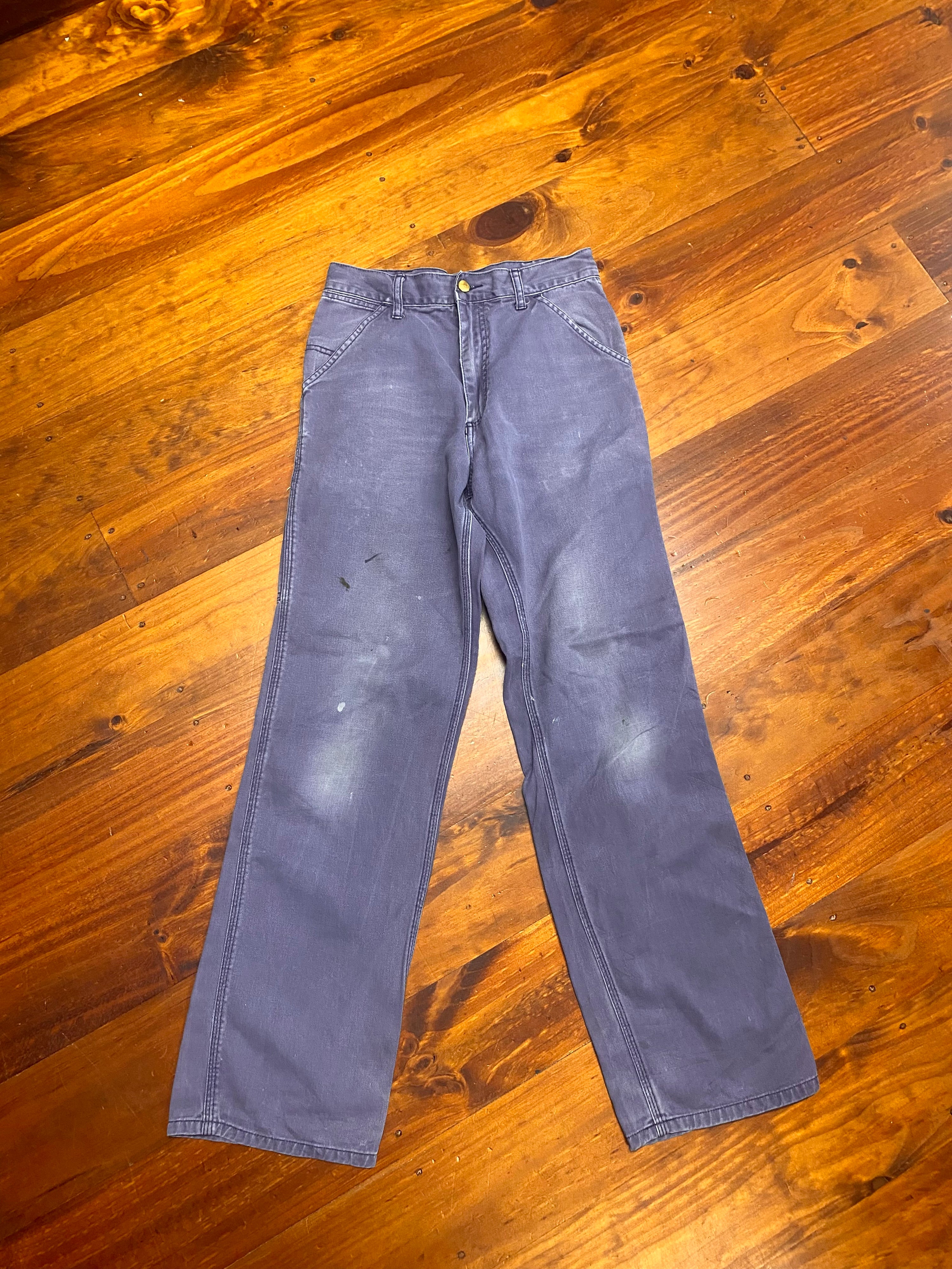 [28] Carhartt Faded Blue Pants B38UNB