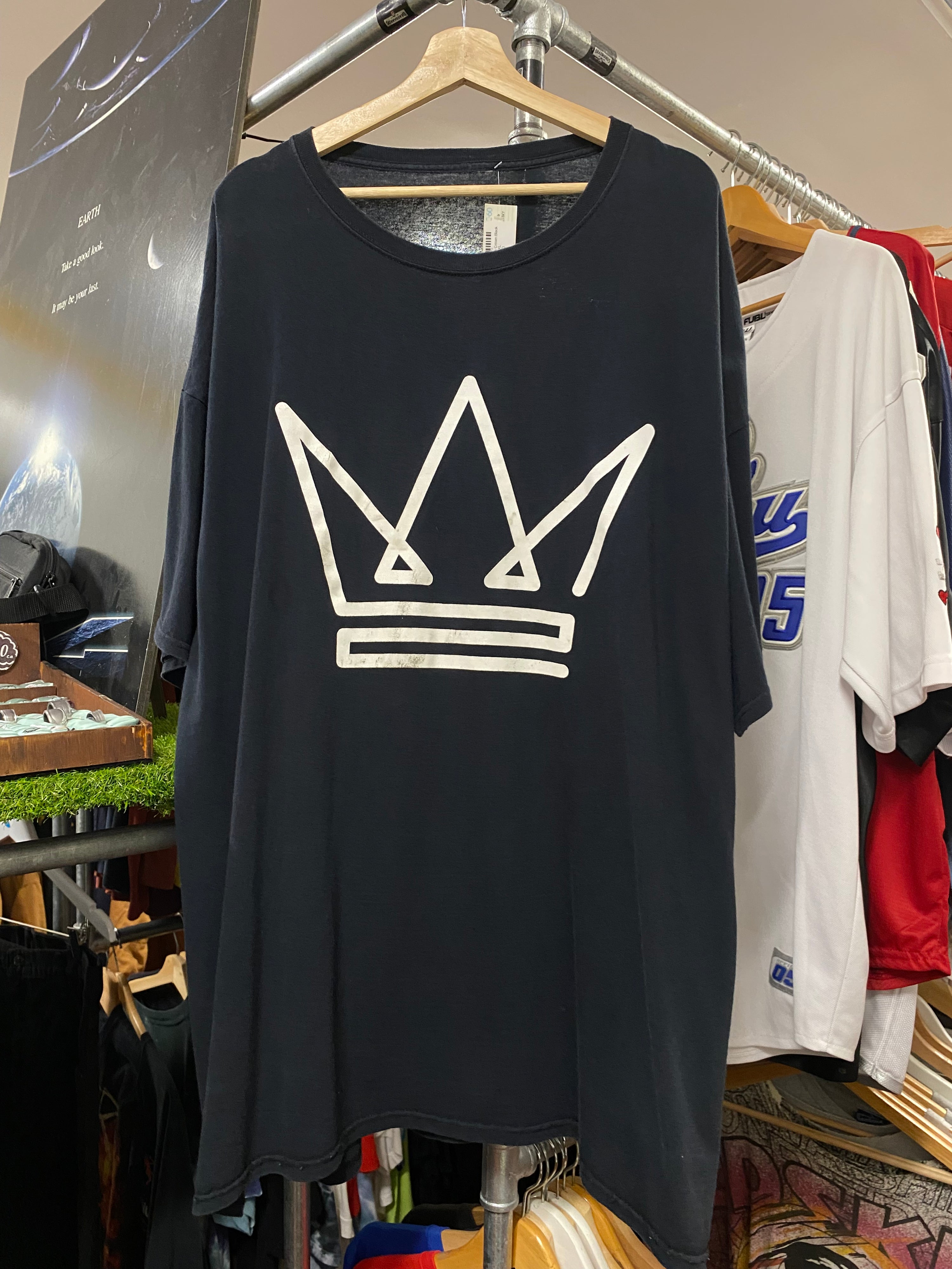 3XL - King James Crown Black Tee