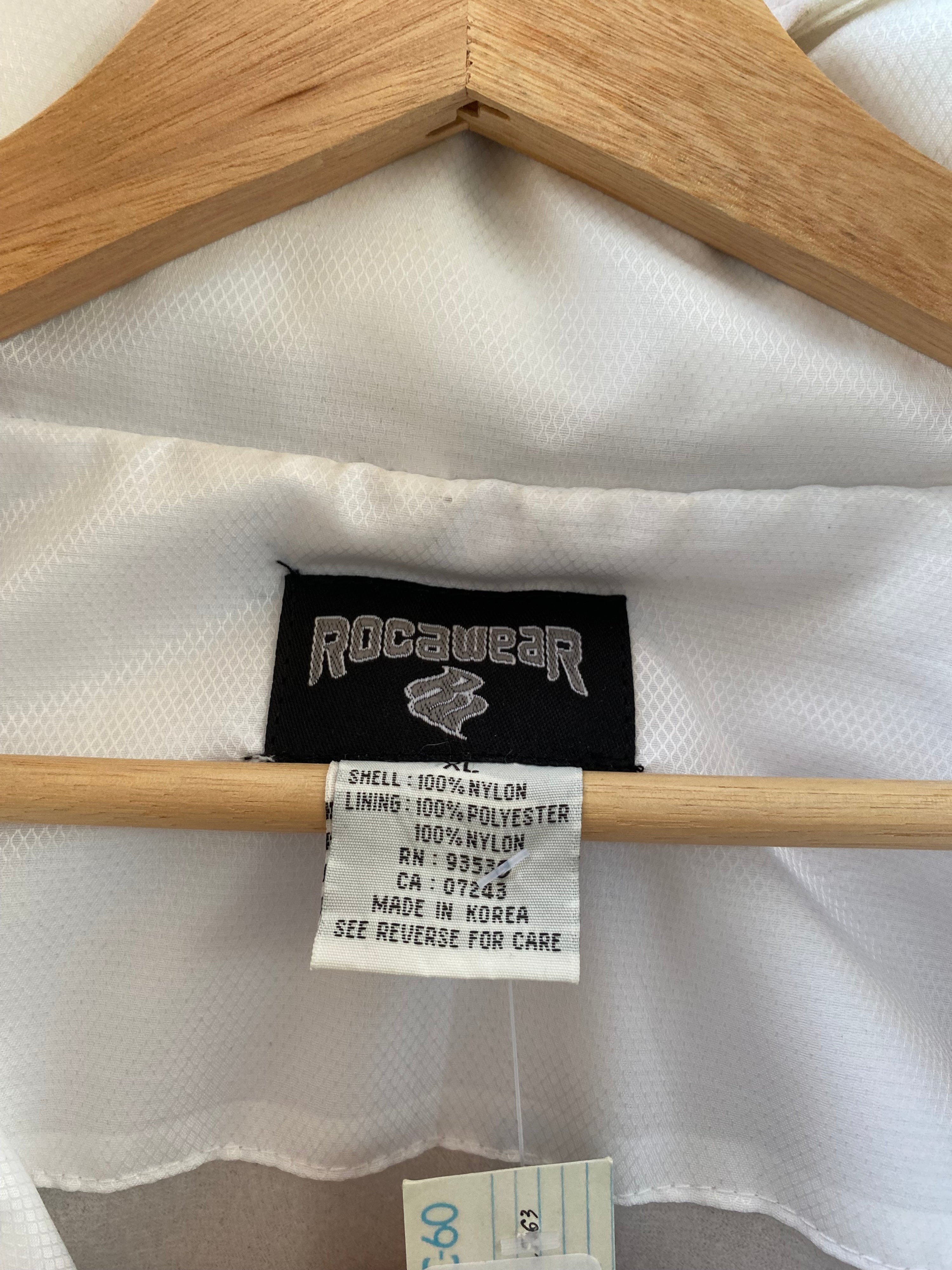 [XL] Rocawear Collection White/Black Zip-up Jacket