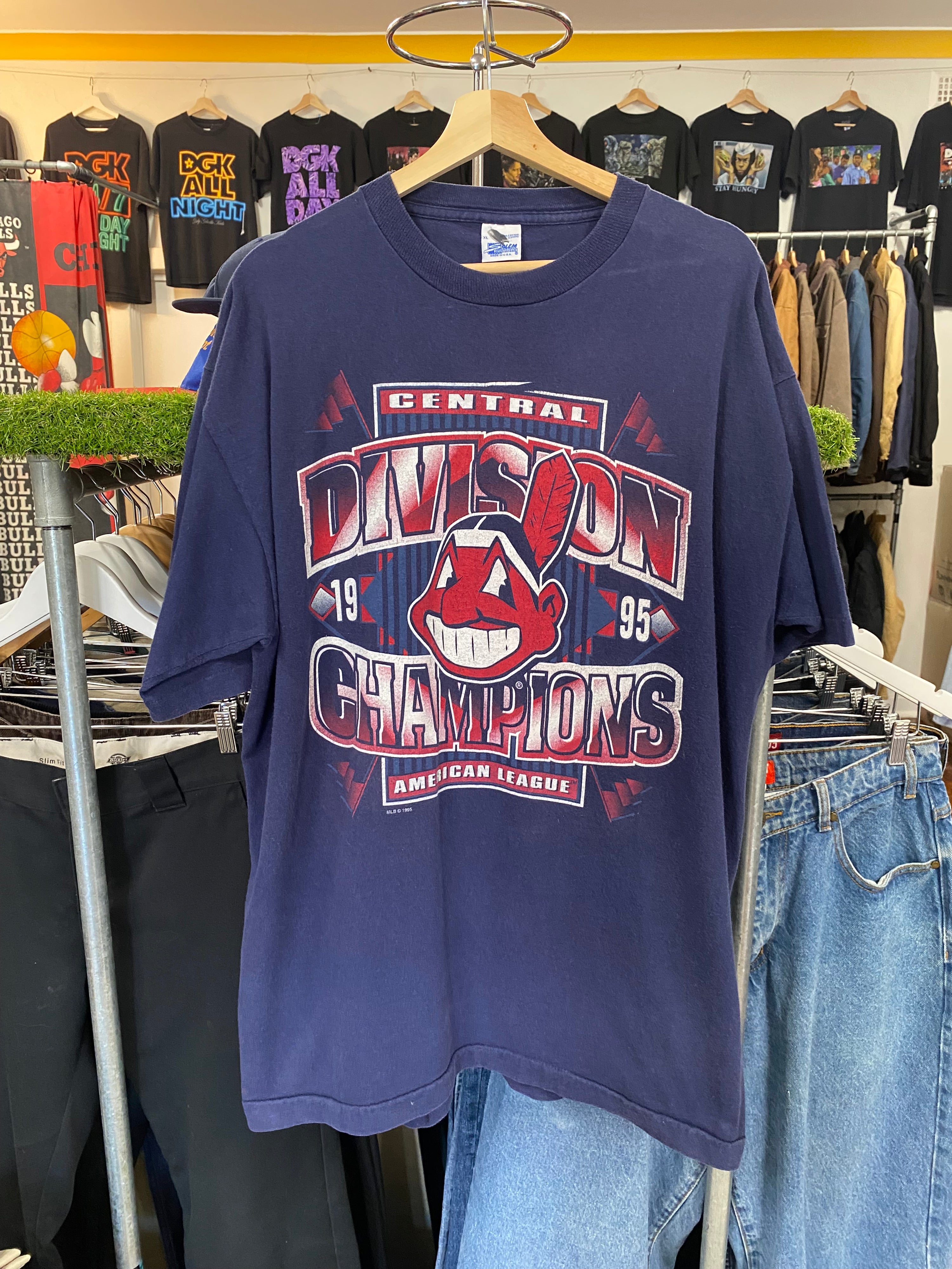 [XL] 1995 Cleveland Indians Central Division Champs Tshirt
