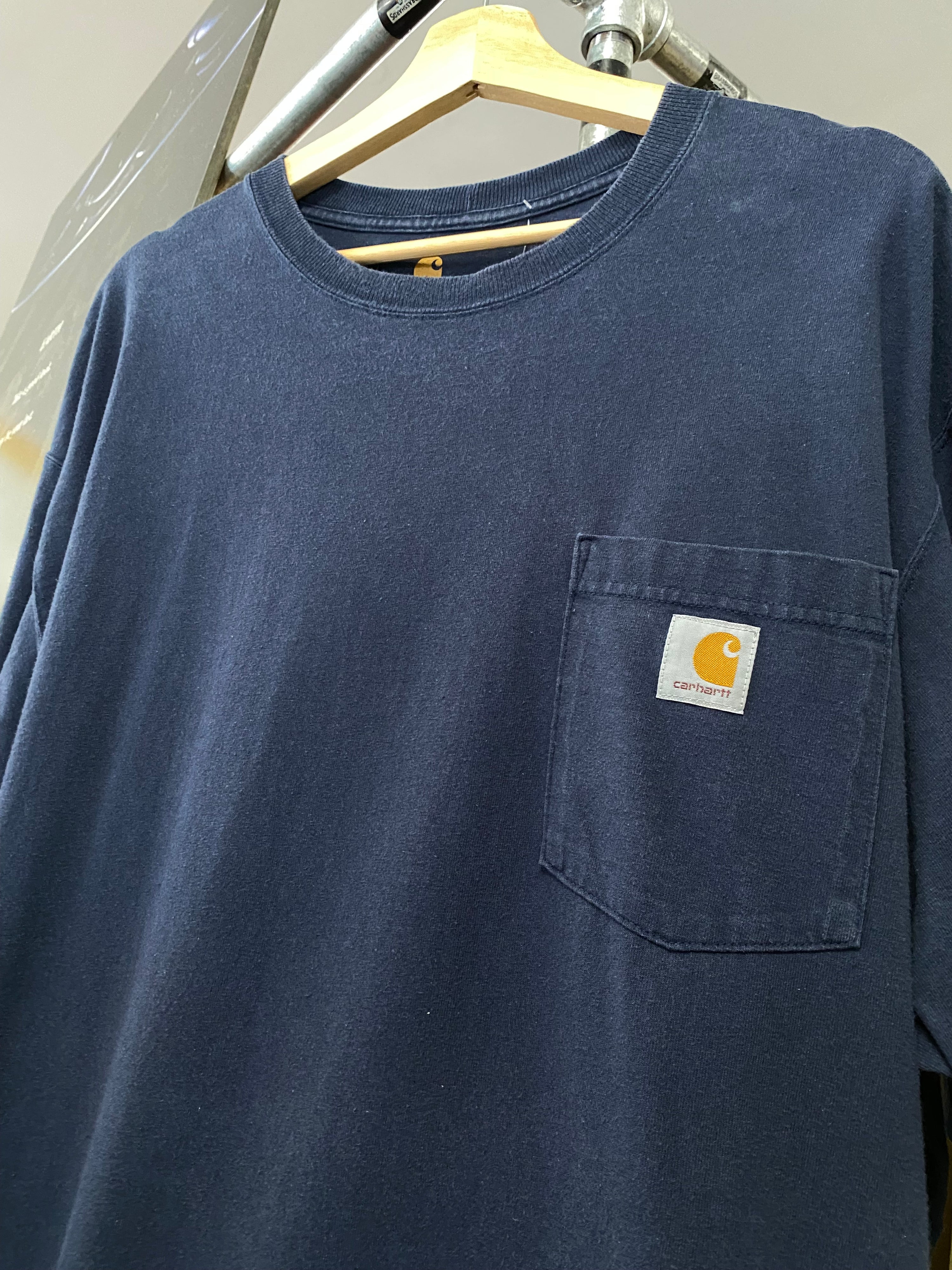 [XL] Carhartt Dark Blue Pocket Tee