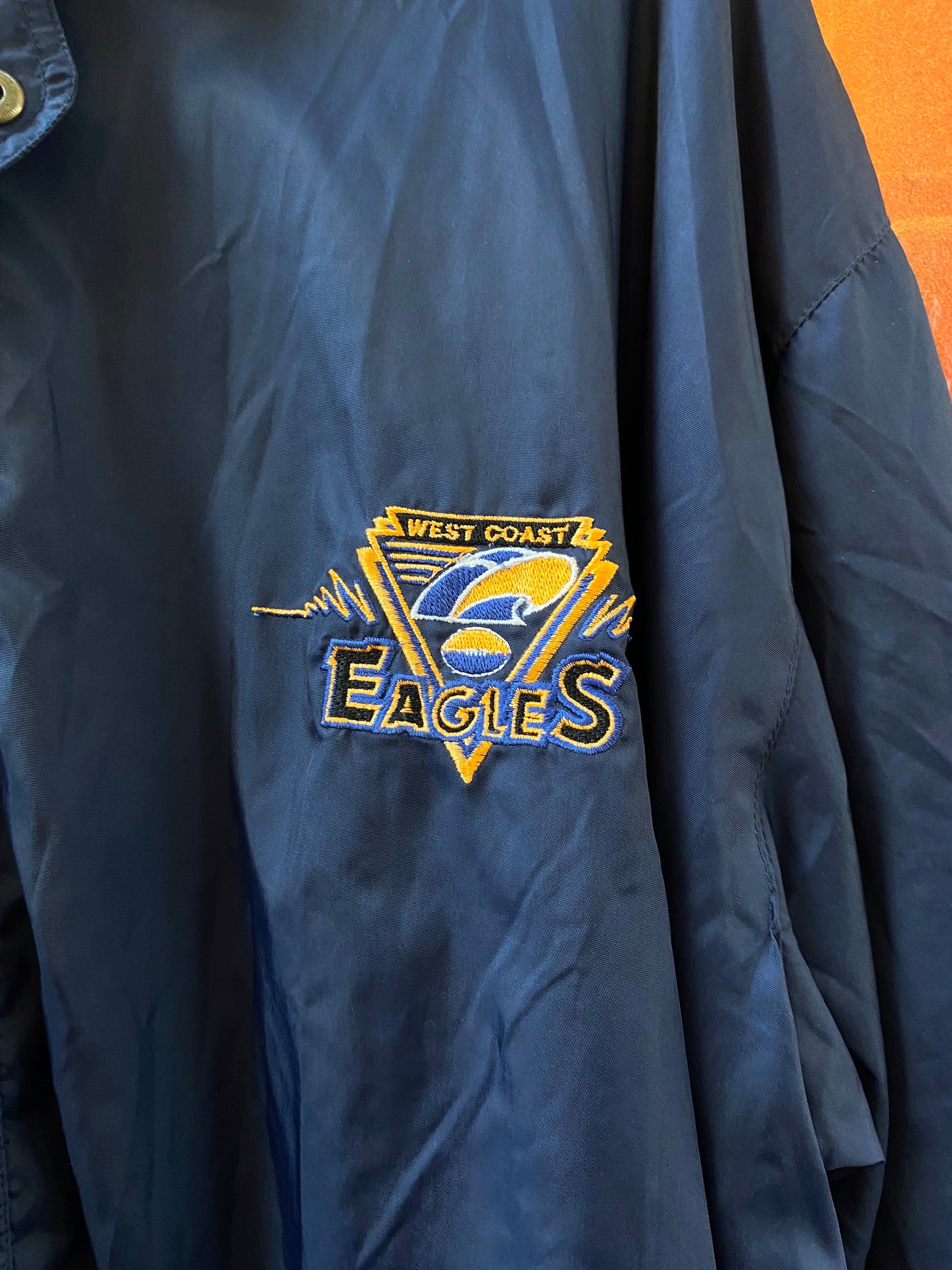 [XL] 1990s West Coast Eagles Blue Windbreaker