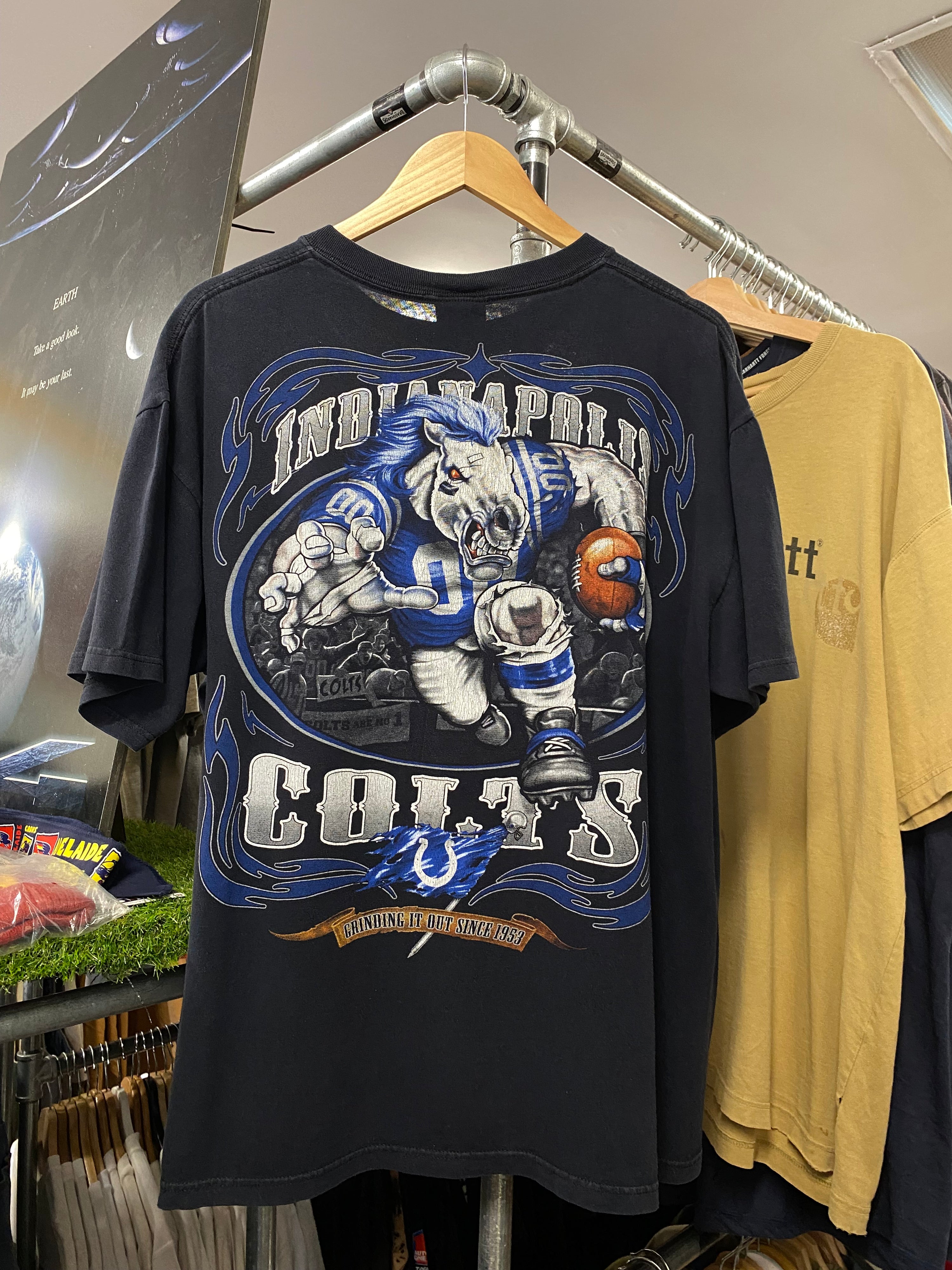 XL - 2000s Indianapolis Colts Grinding It Out DS Big Print