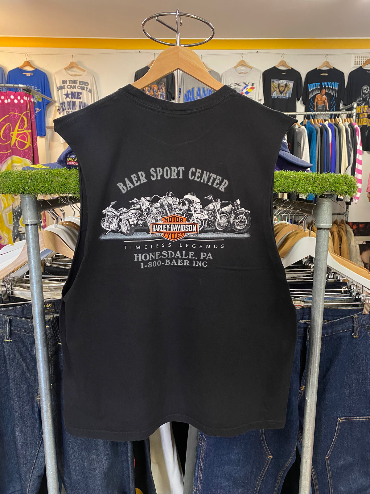 L - HD Baer Sport Centre Sliced Tee