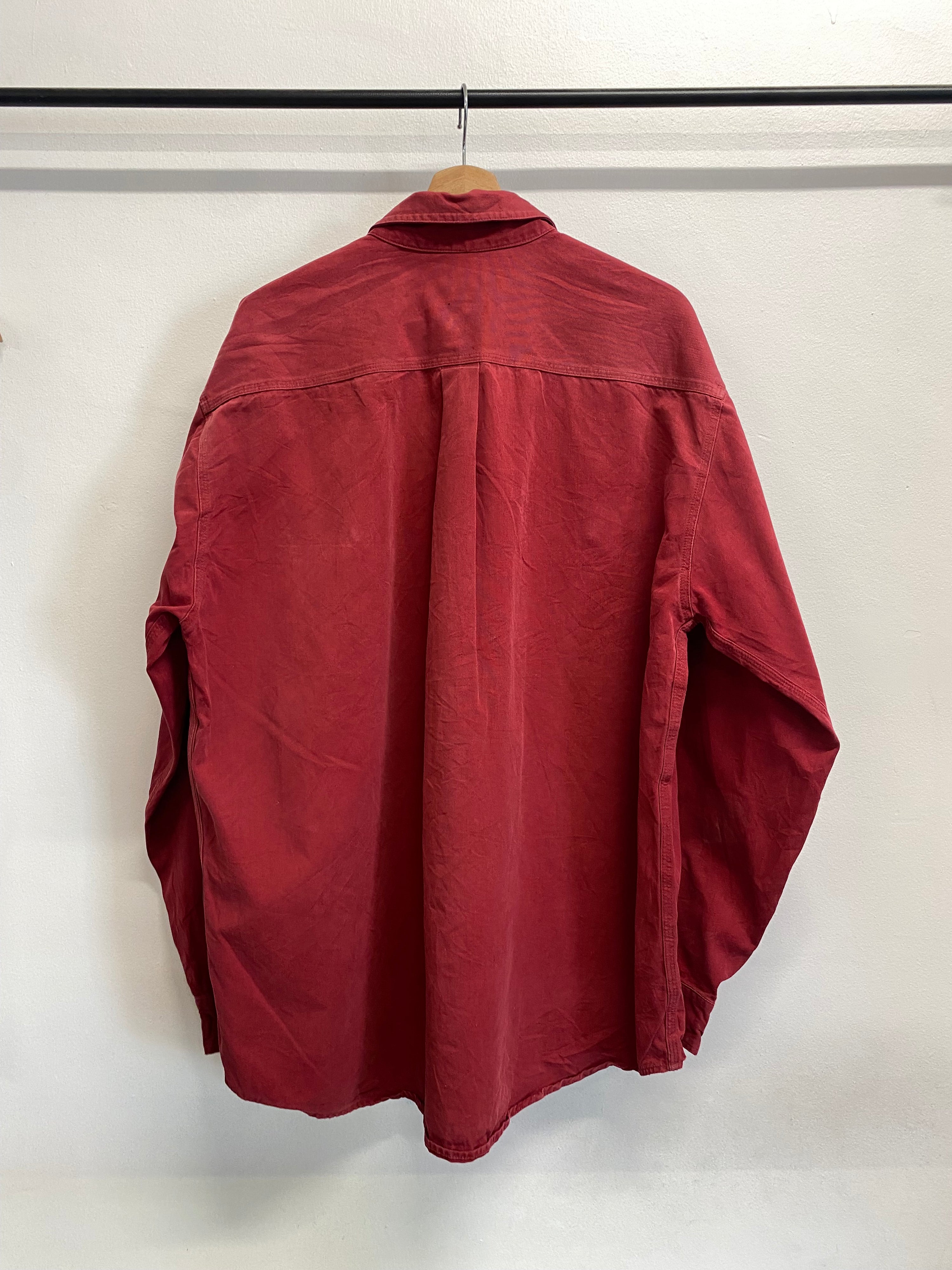 XLT - Carhartt Red LS Thick Button-up