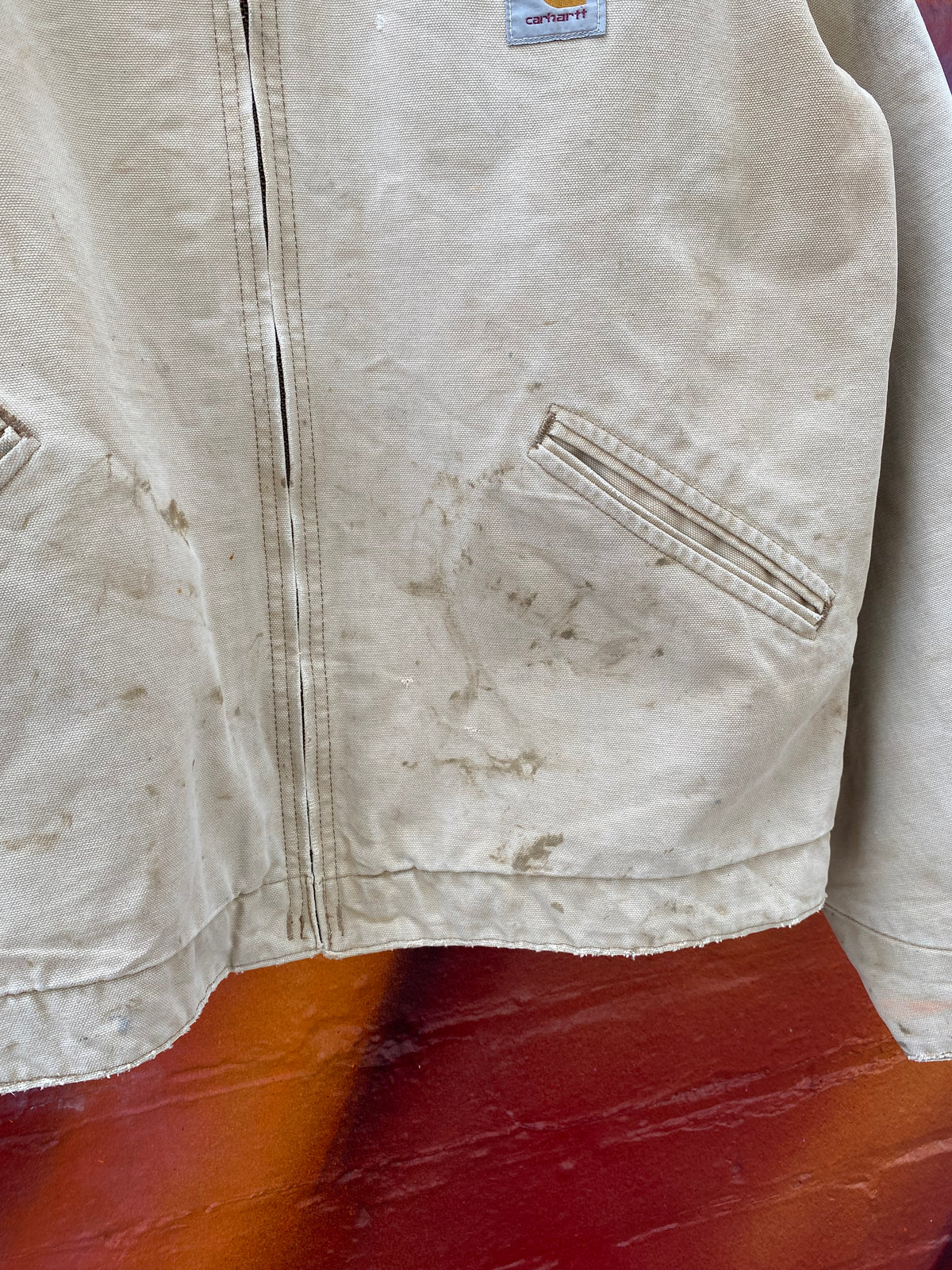 [L] Vintage Carhartt Faded Brown Detroit Jacket