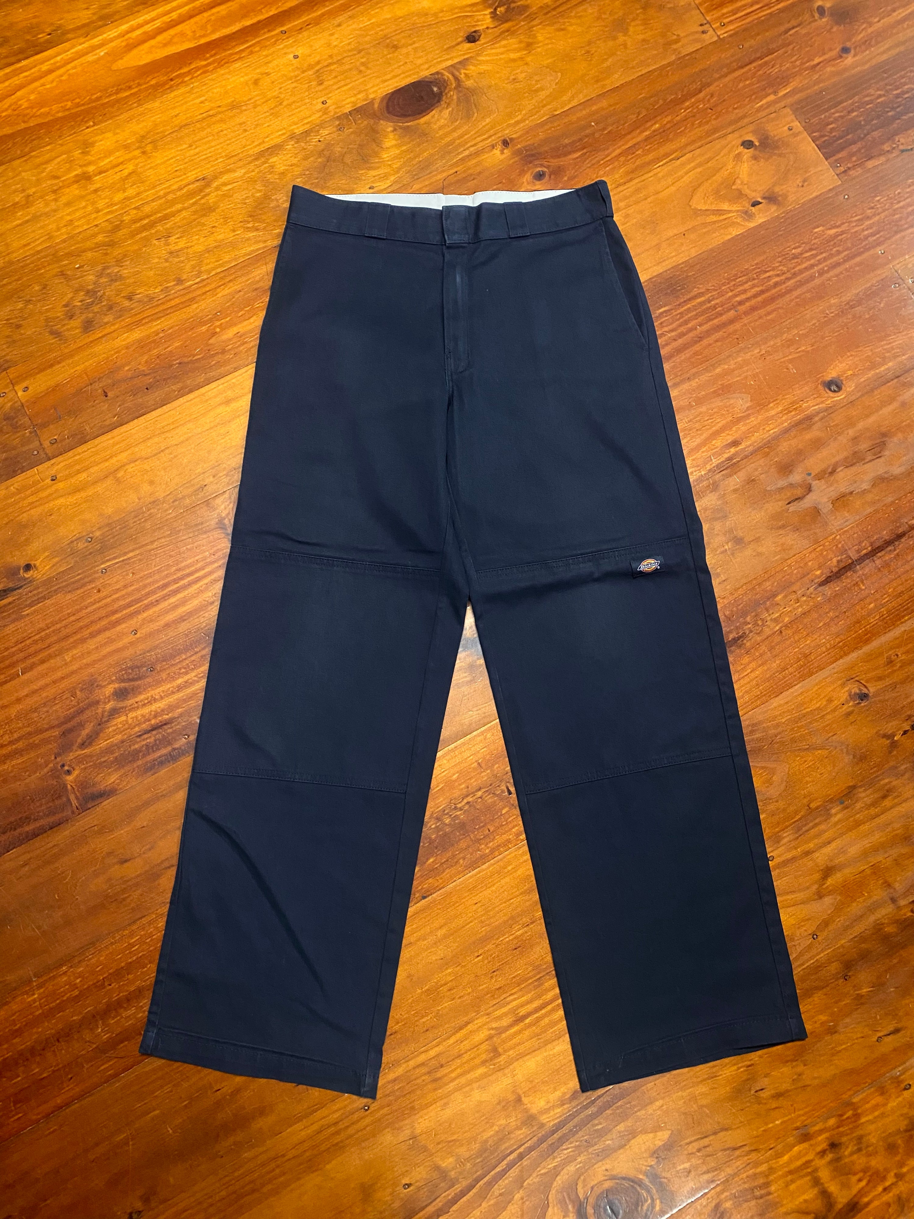 [32] Dickies Loose Fit Navy Double Knee Pants