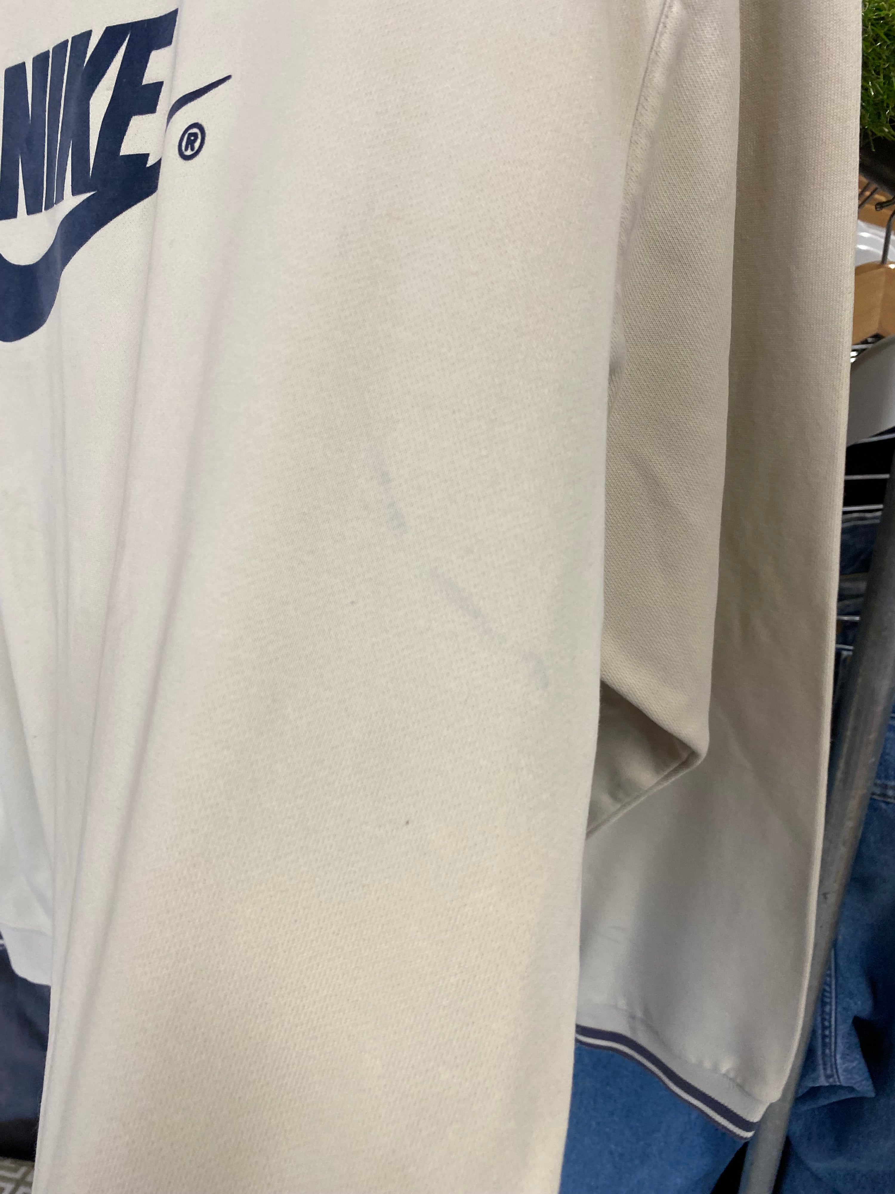 [M] Nike Spellout Beige Jumper