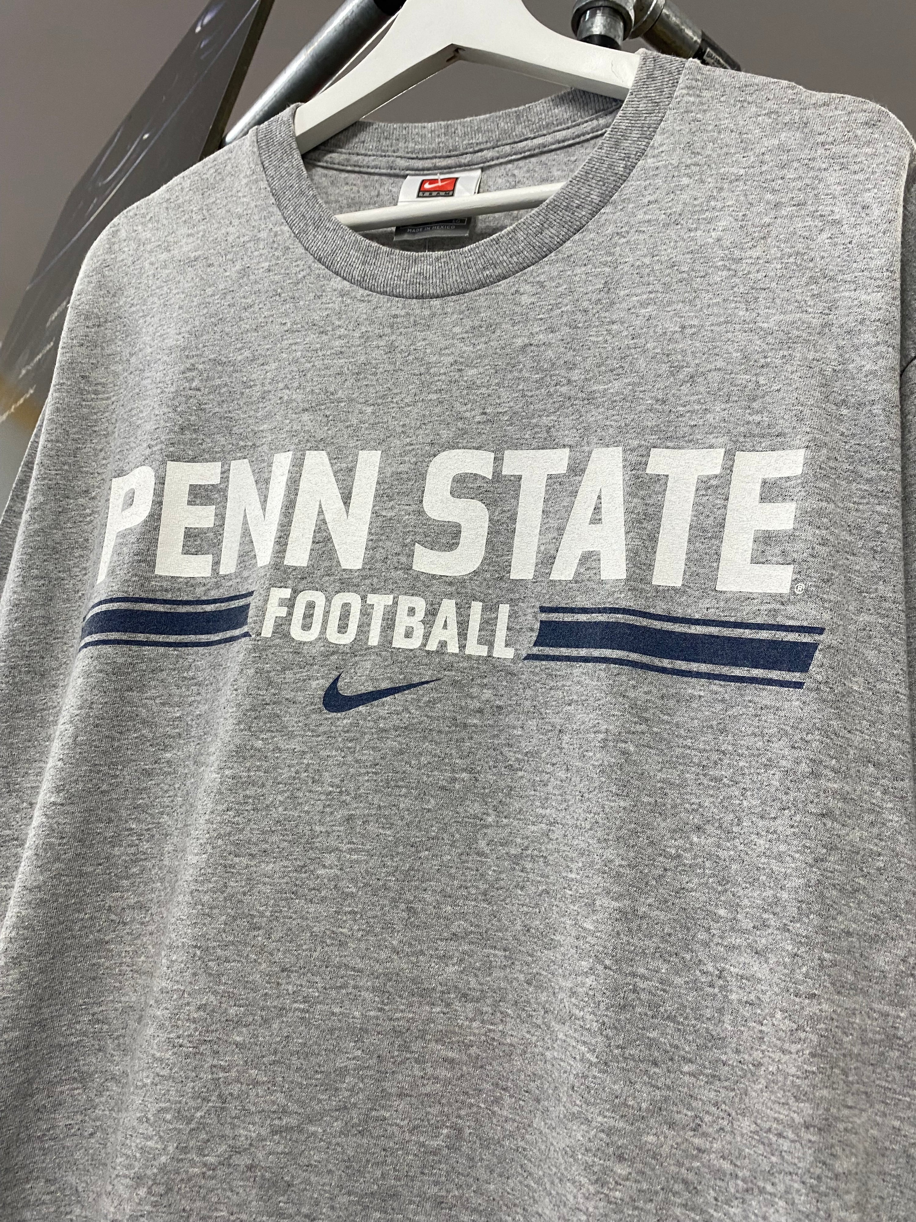 XL - 2000s Nike Team Penn State Football: Just Do It DS Grey Tee