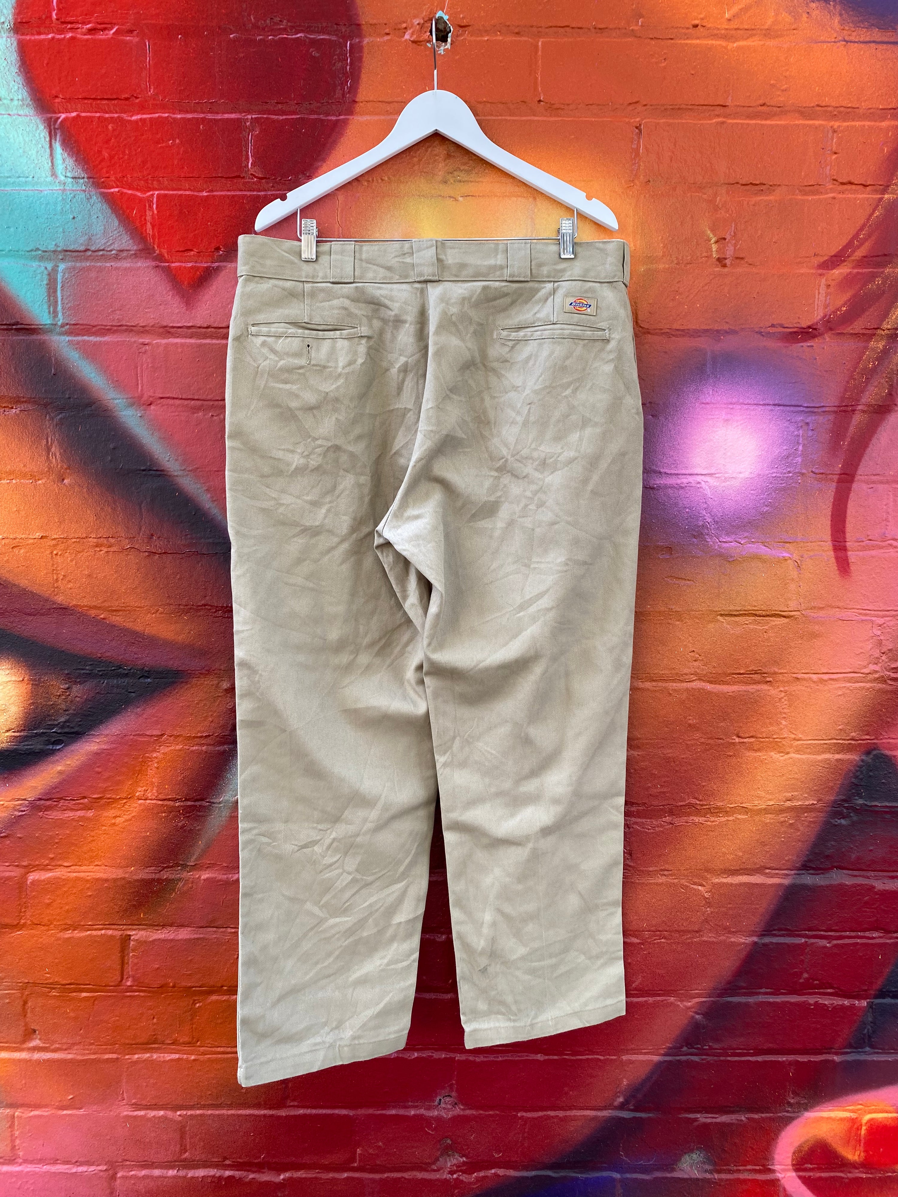 [38] Dickies Tan Work Pants D201
