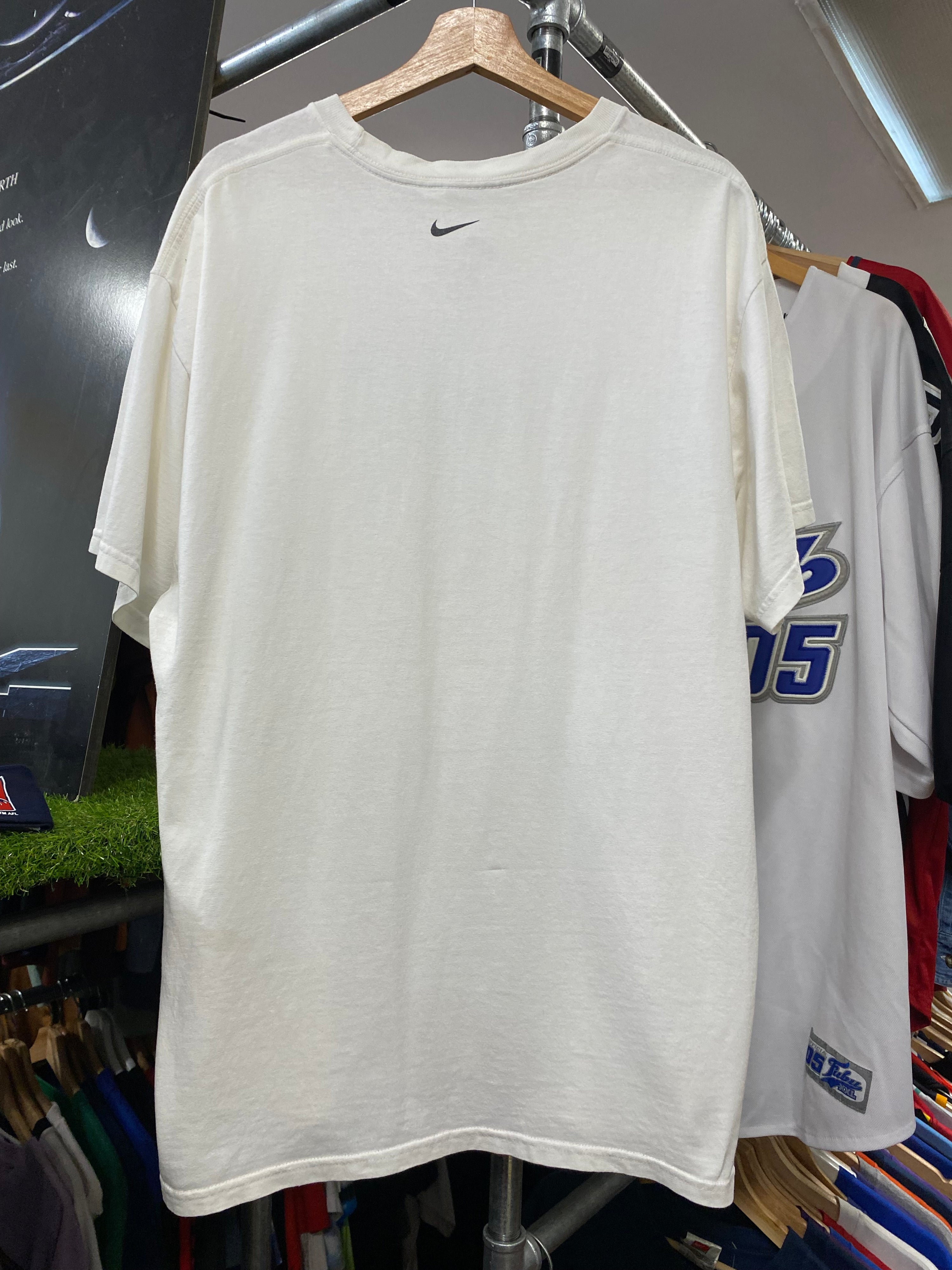 XL - Vintage Nike Nevada Womens Basketball DS White Tee