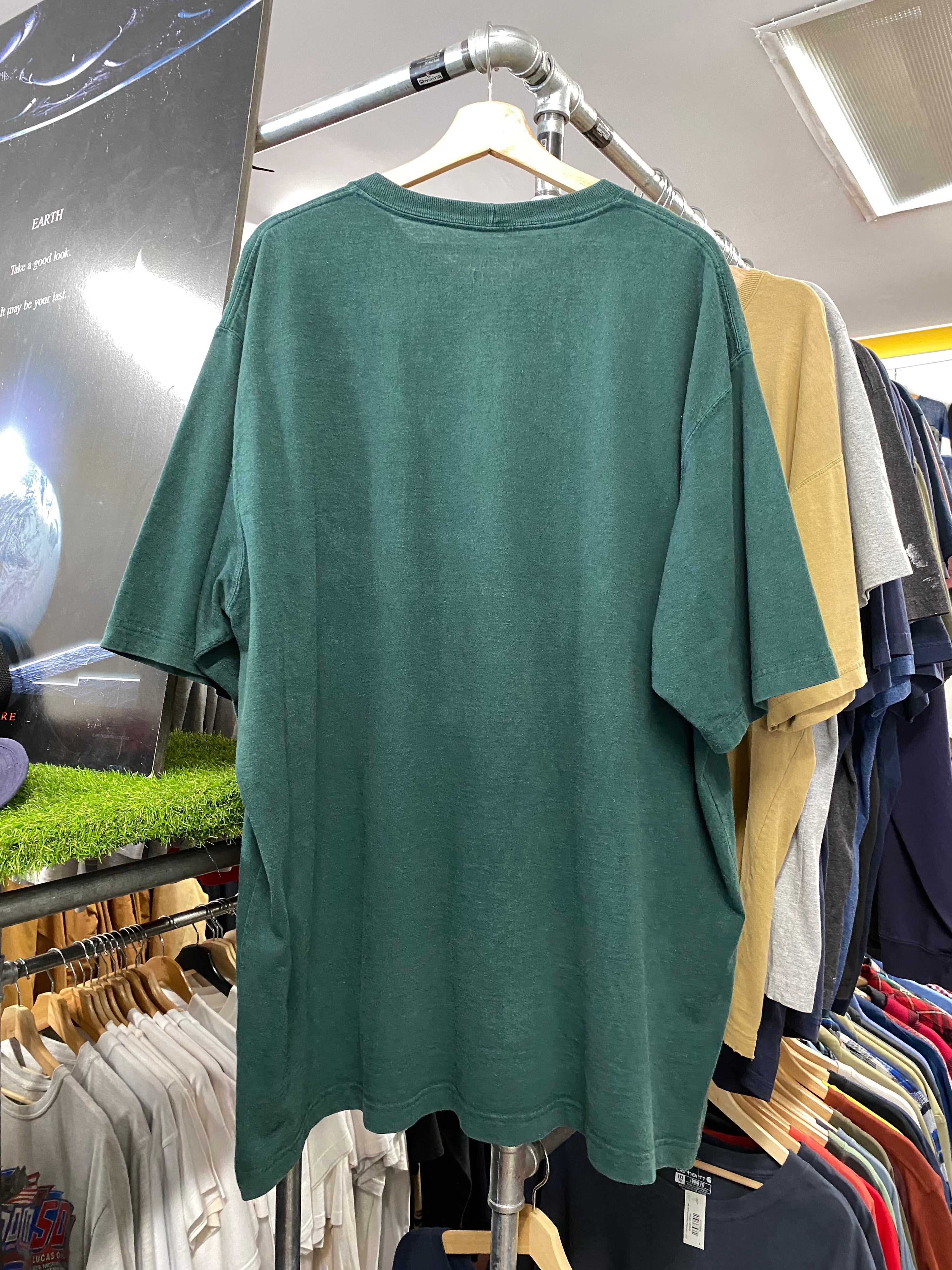 2XL - Forest Green Carhartt Pocket Tee