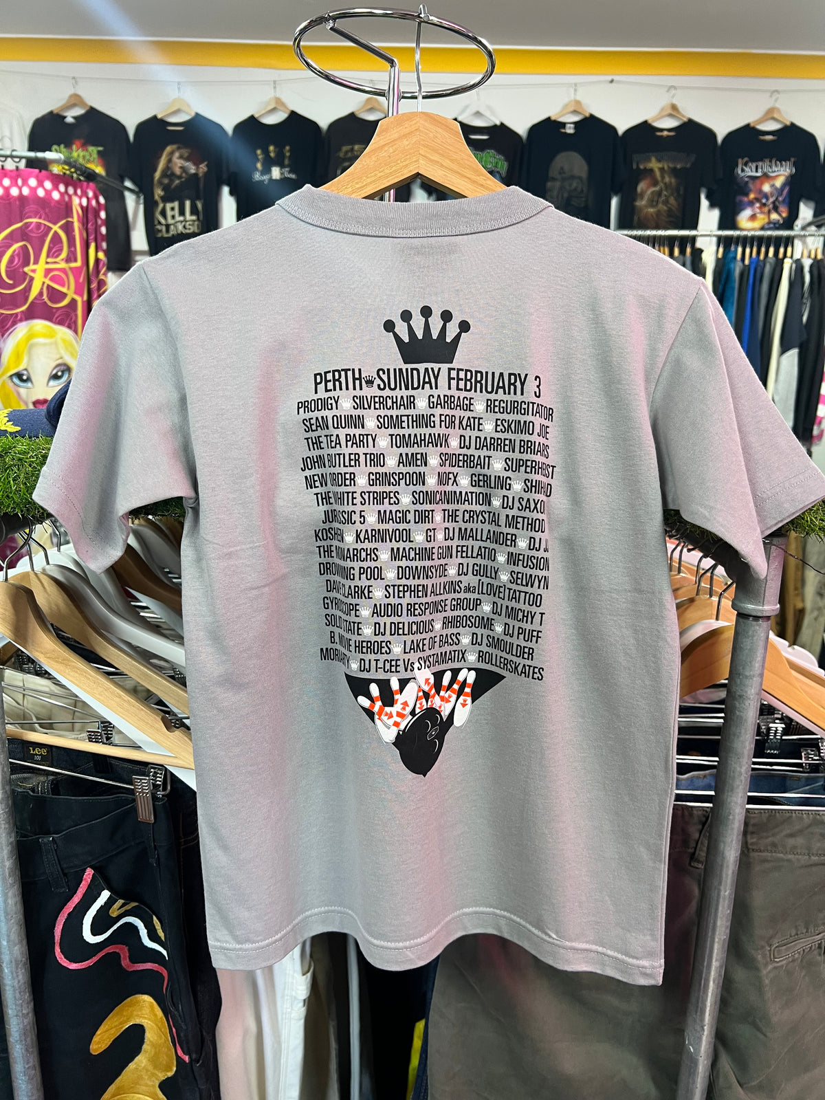 [XS/S] 2008 Big Day Out Bowling Double Sided Tshirt