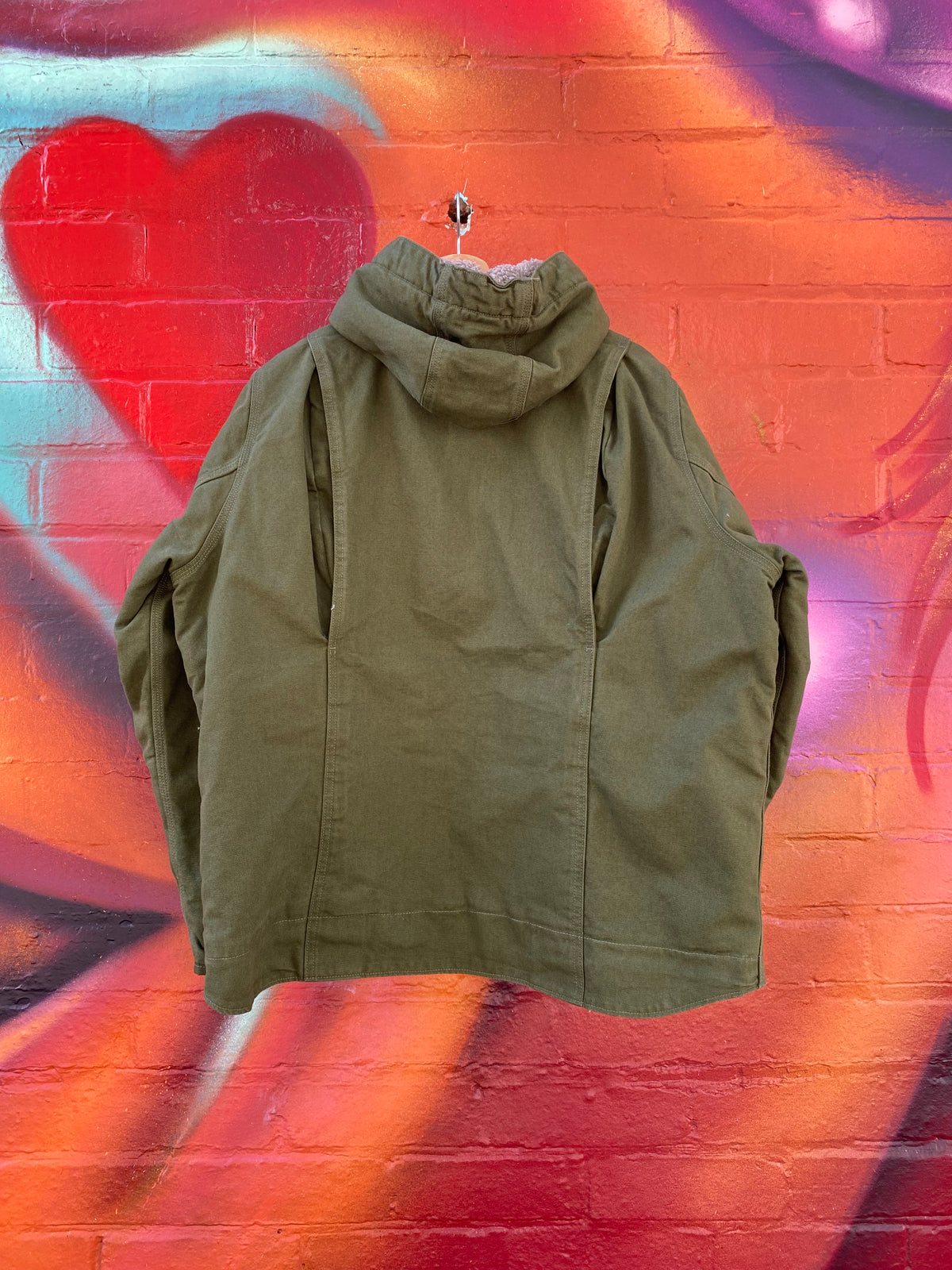 [XL] Carhartt Green Sherpa Lined Active Jacket