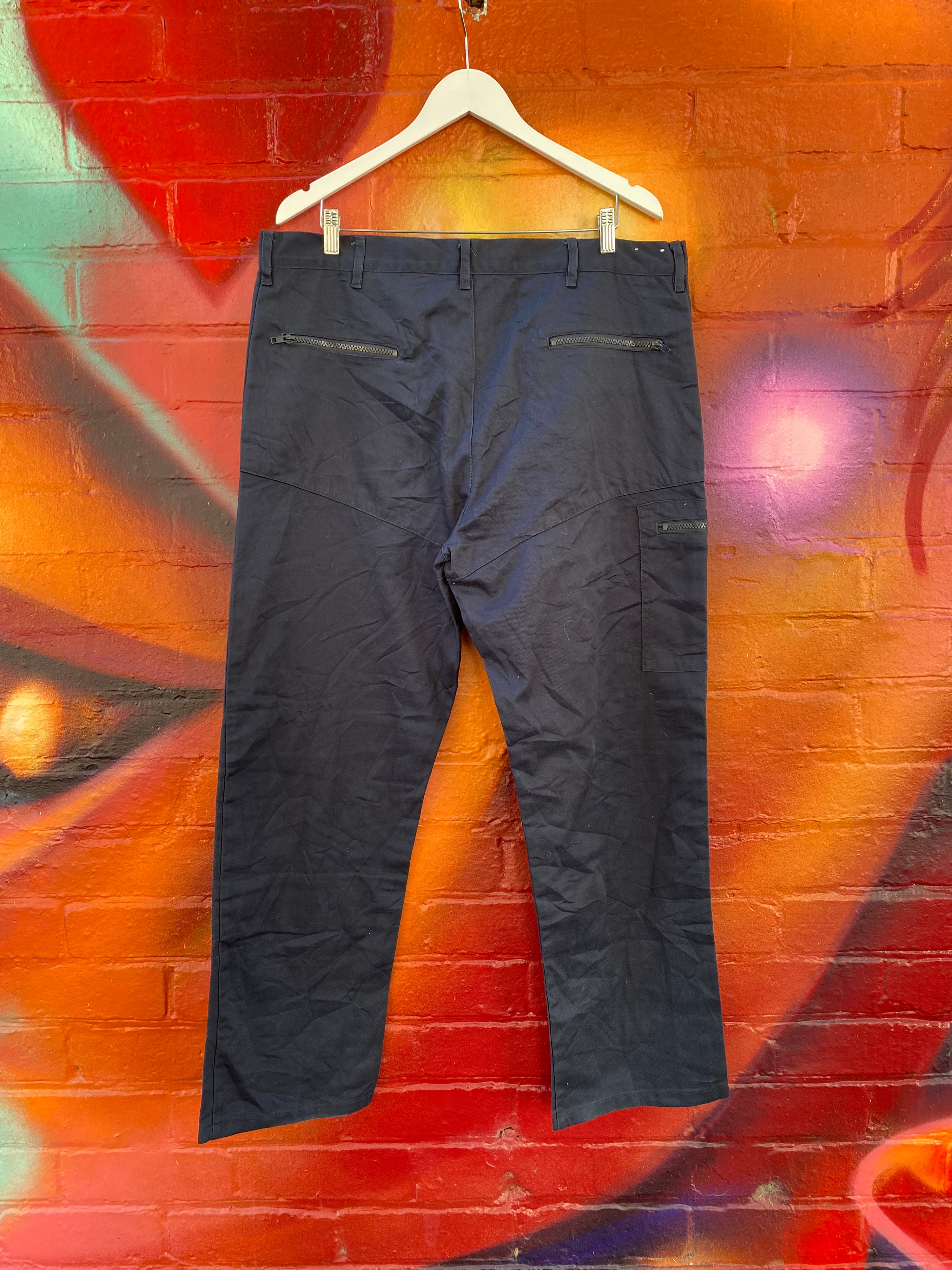 [38] Dickies Navy Zip-Pocket Pants
