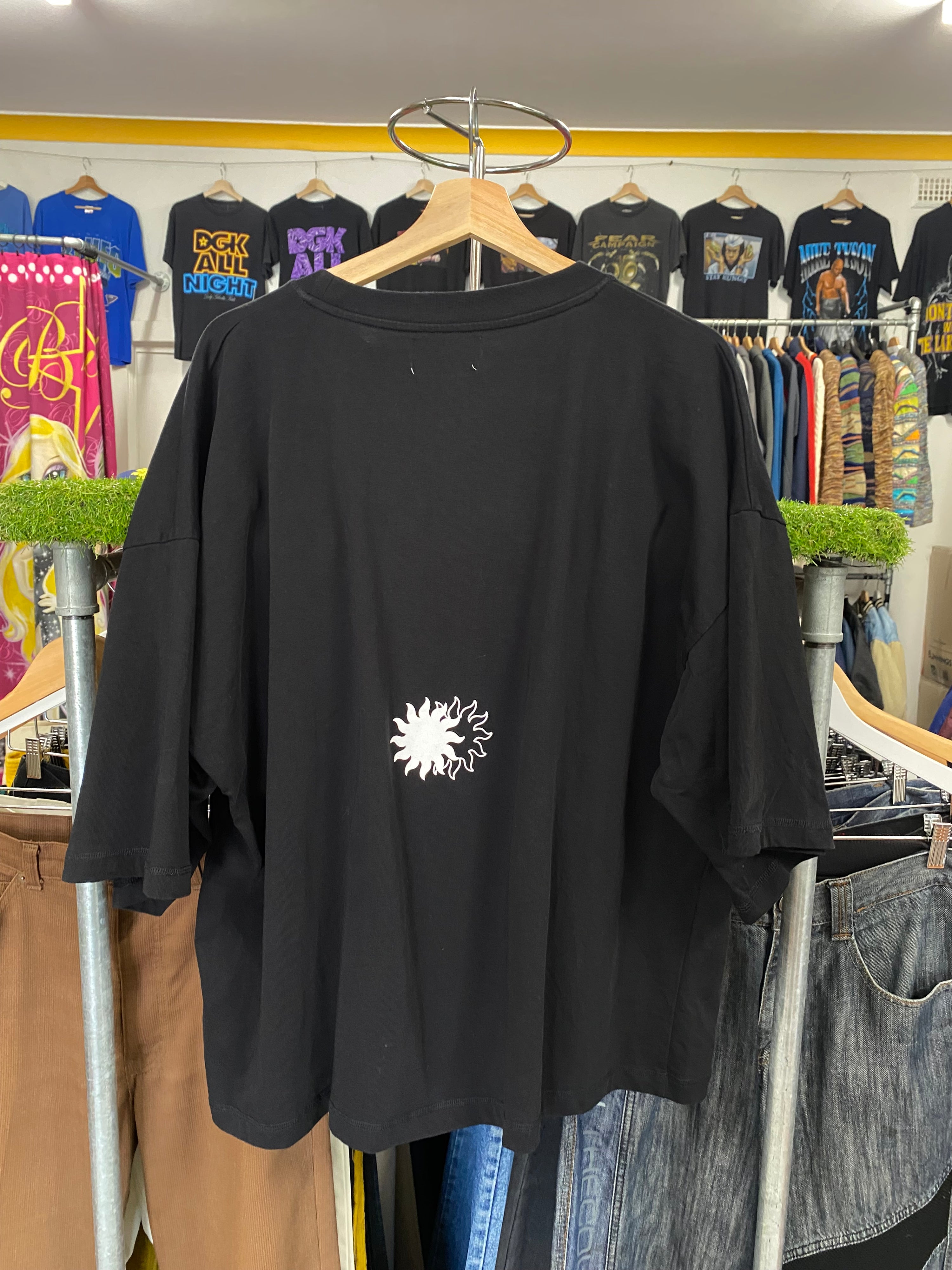[2XL] SCUFFERS Double Sun Double Sided Black Tshirt