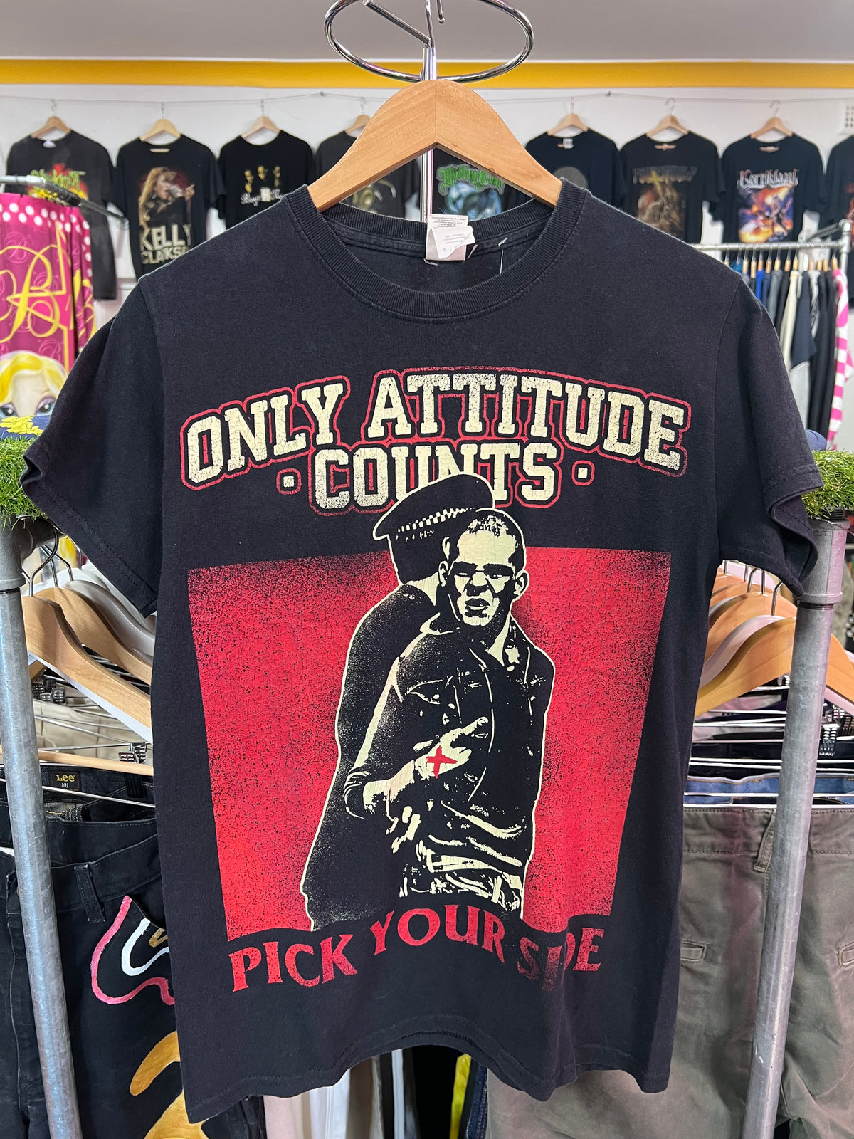 [S] Only Attitude Counts, Pick Your Side 2017 Double Sided Tshirt