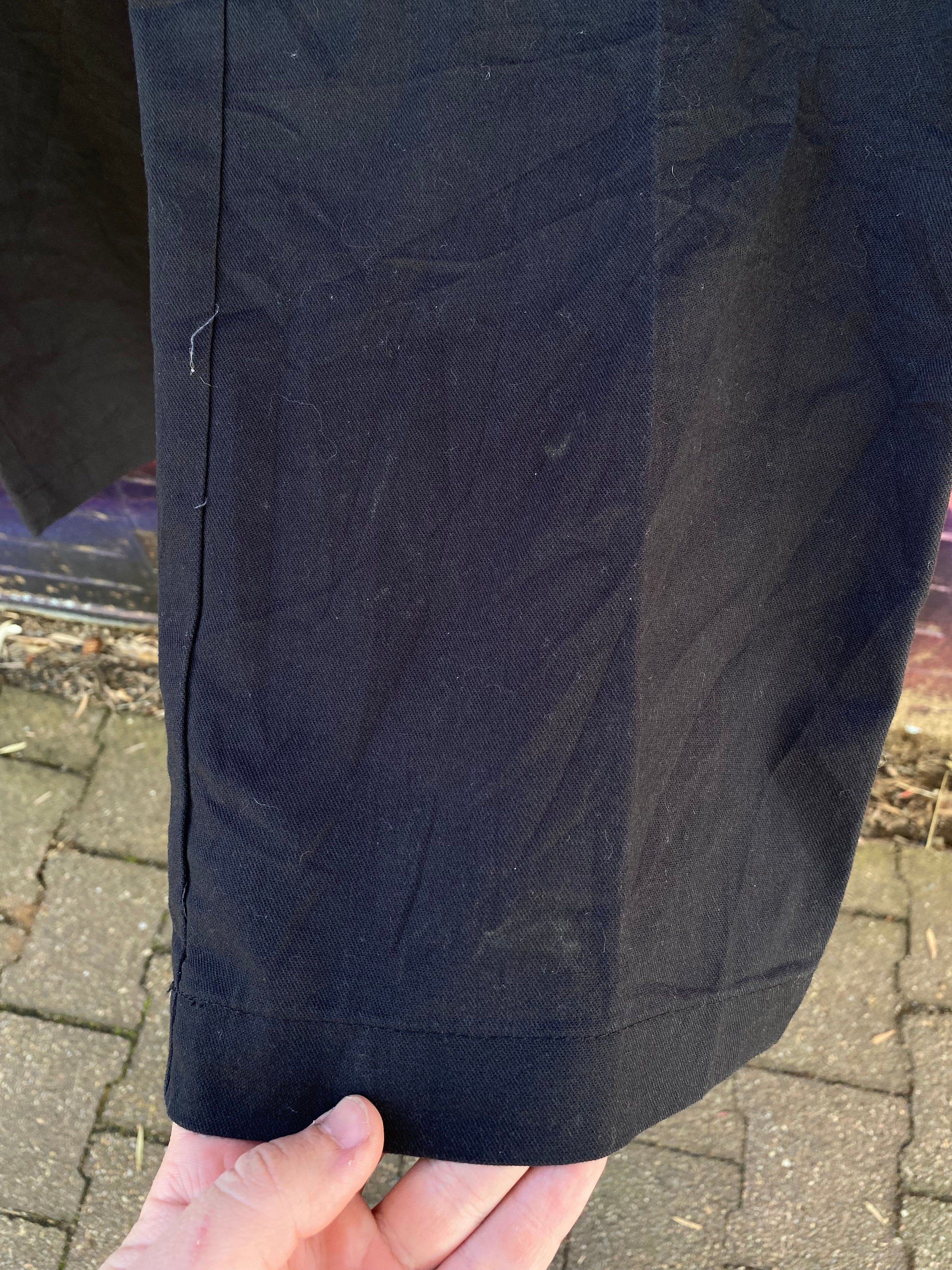 [38] Dickies Black Double Knee Pants D104