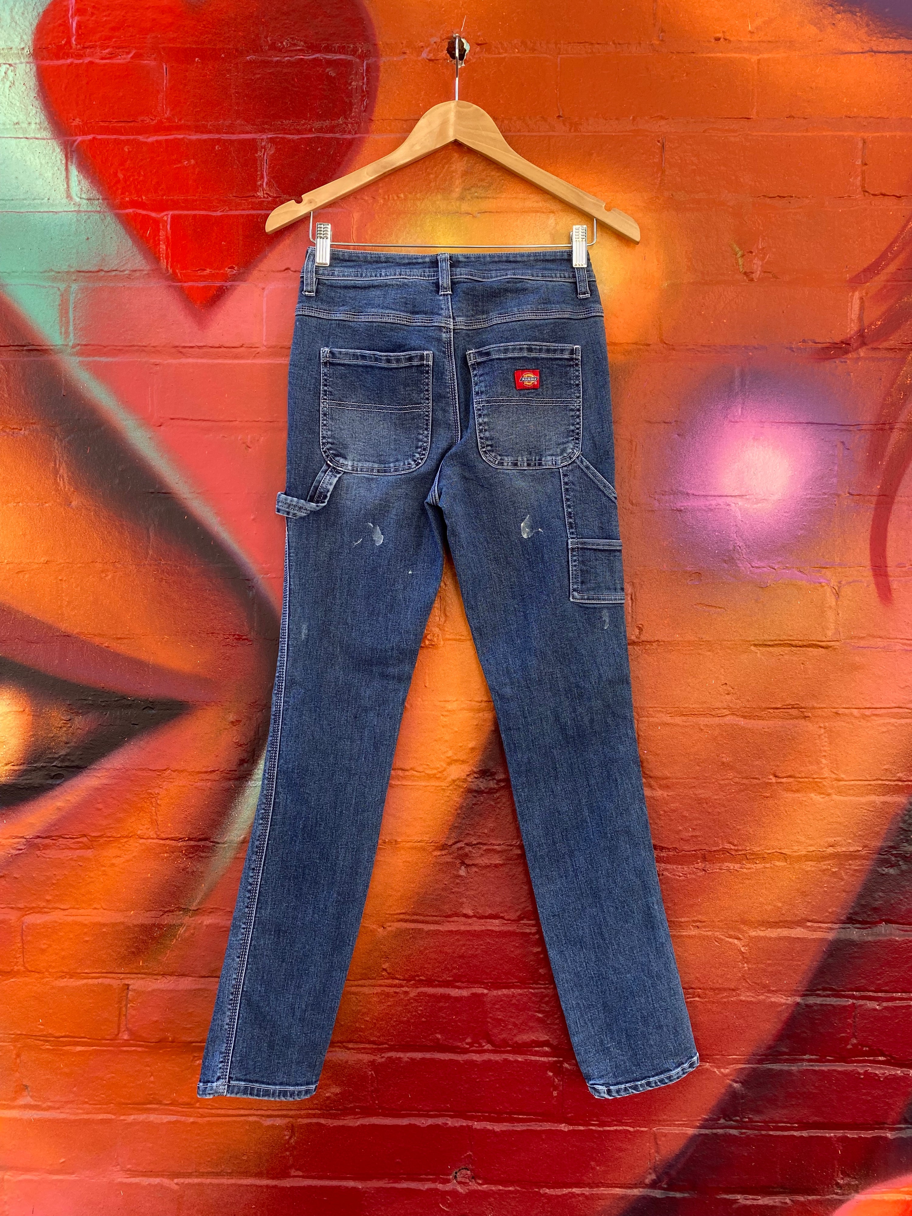 [26] Dickies Denim Jeans Paint Marks