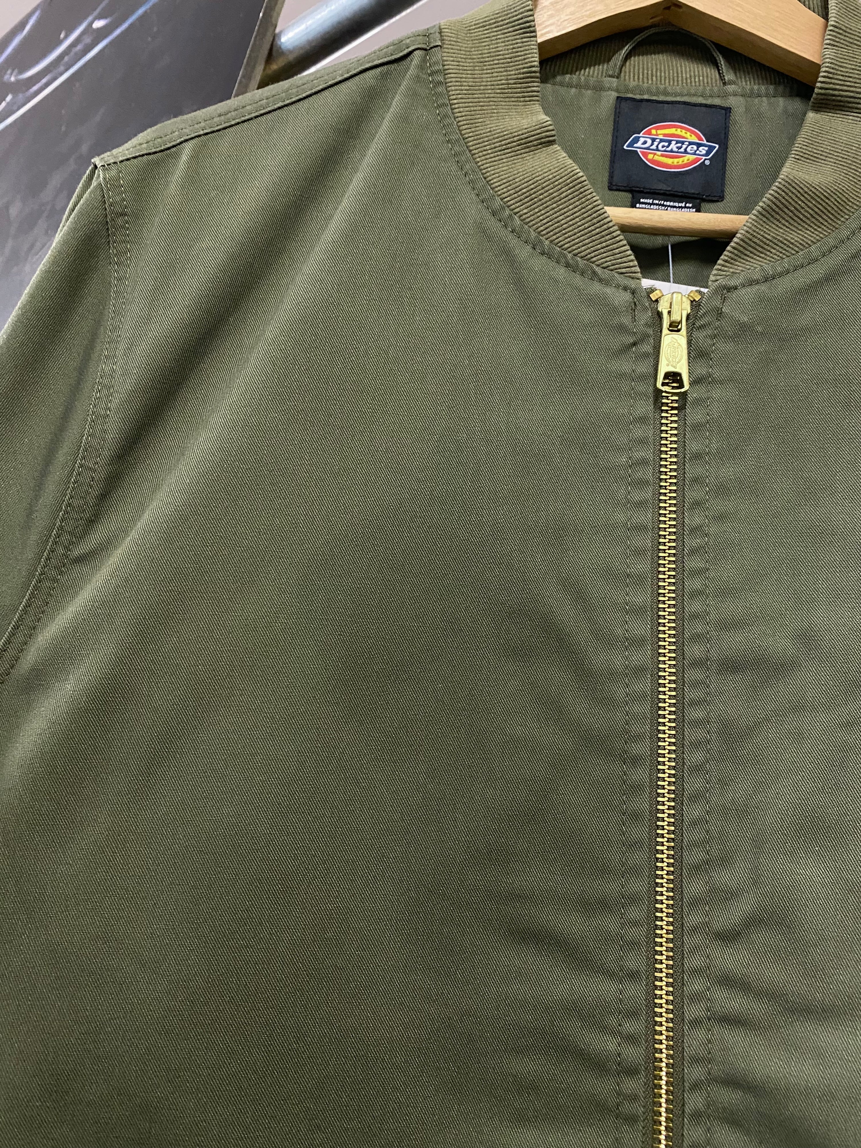 [L] Dickies Military Green Harrington Jacket