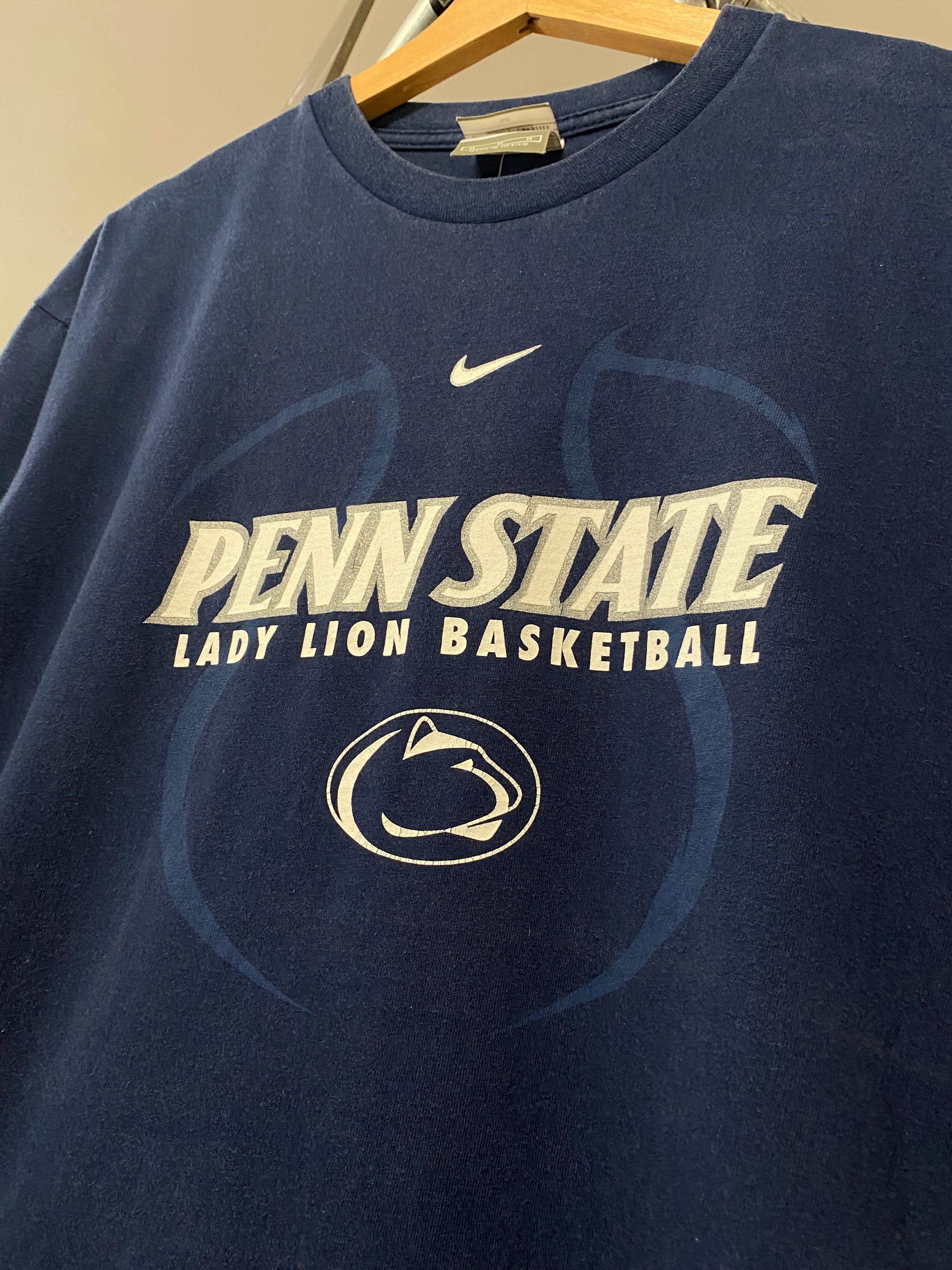 M - Nike Elite Penn State Lady Lion Basketball Blue Tee