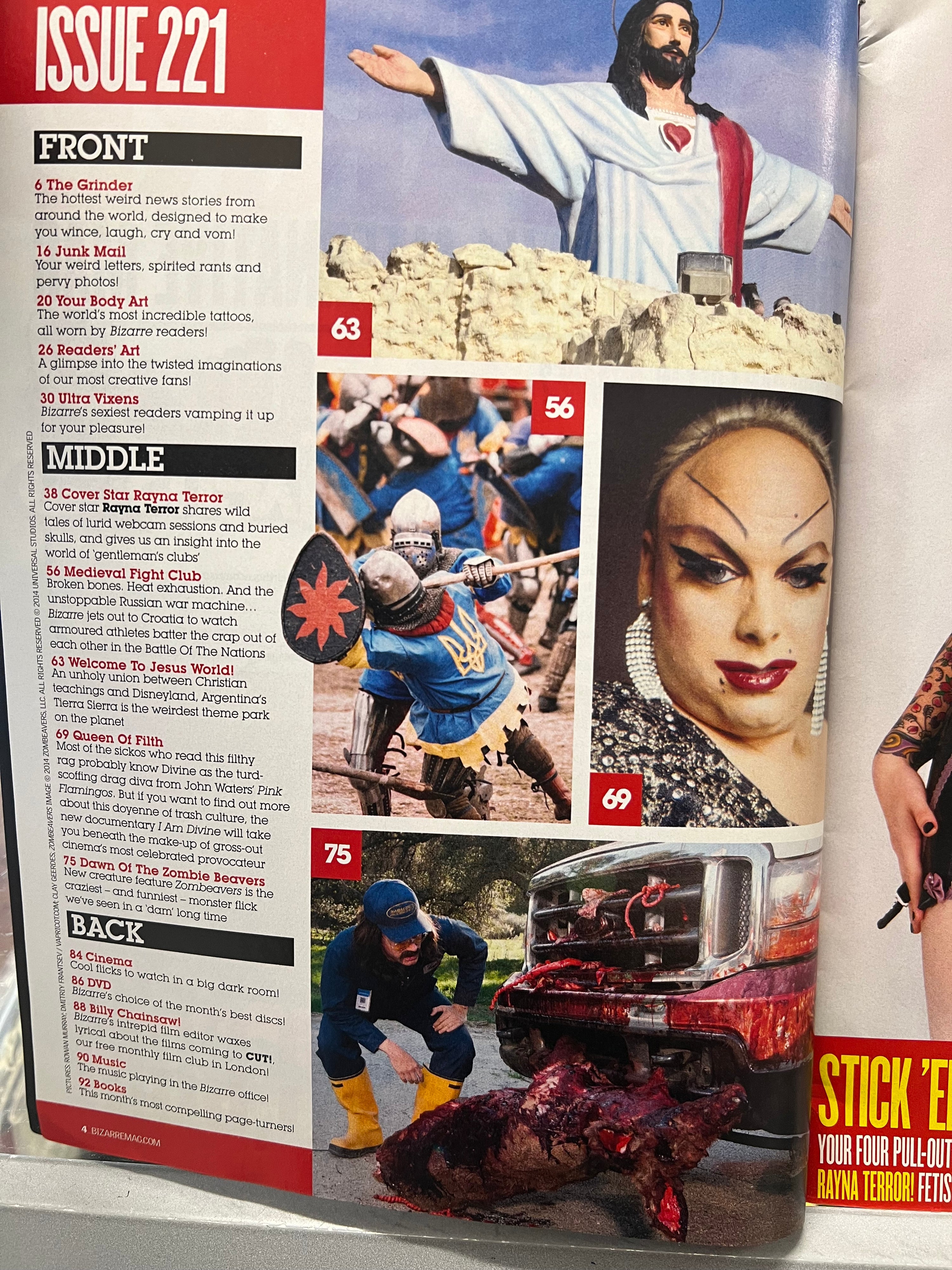 Bizarre Magazine Issue 221 December 2014