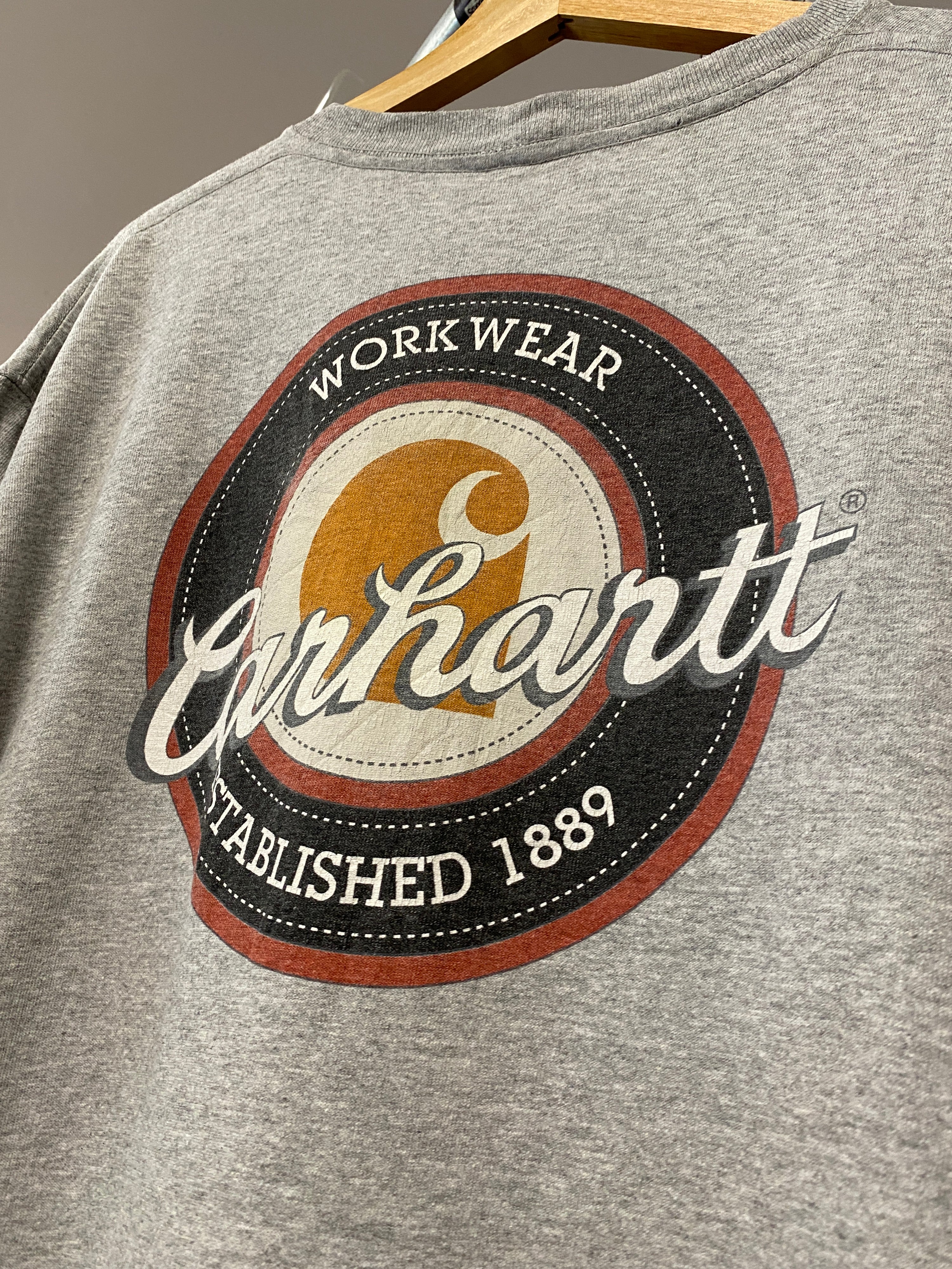 L - Carhartt Workwear DS Grey Pocket Tee