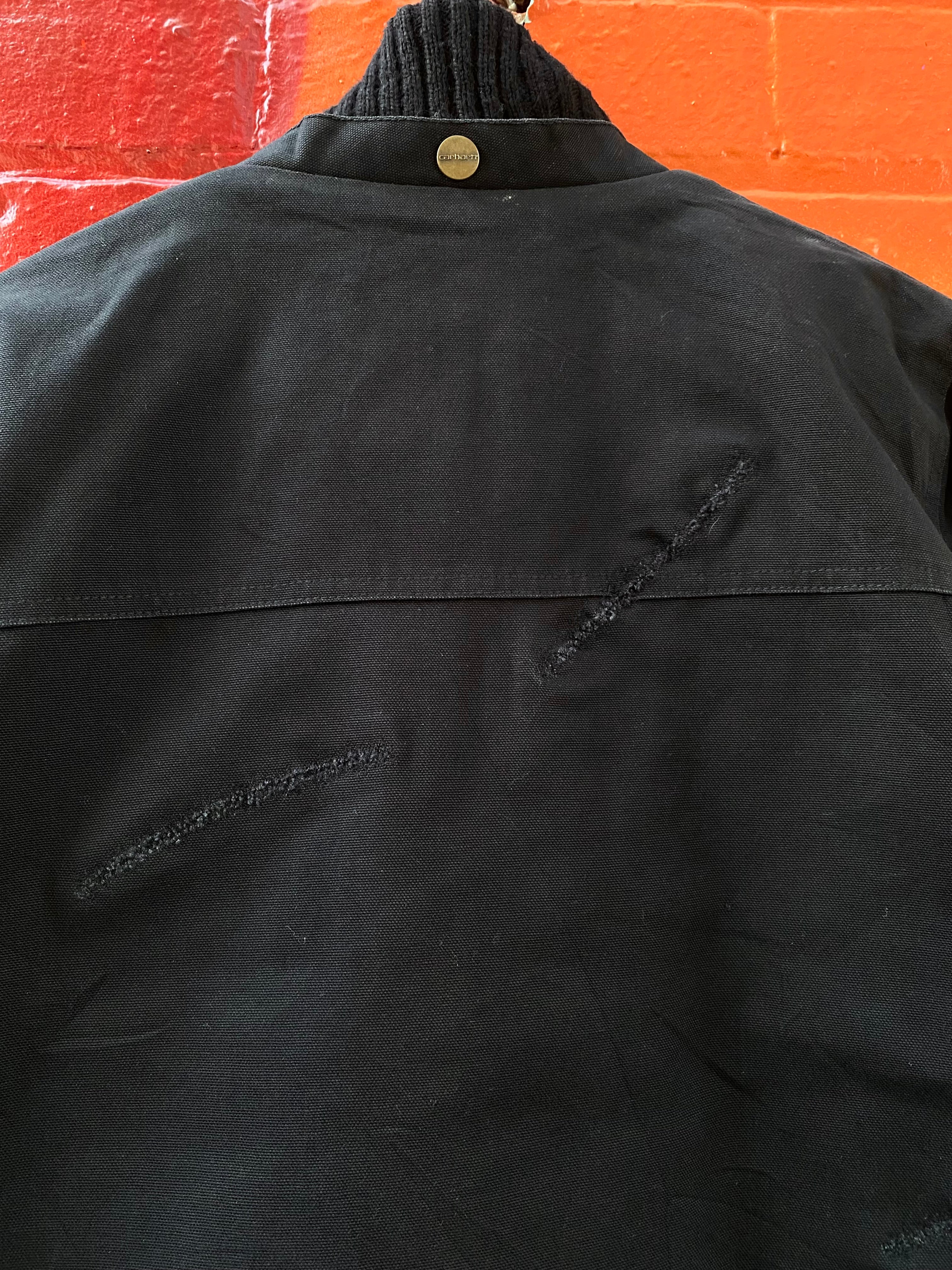 [S] Carhartt Black Ranger Jacket Sliced Up