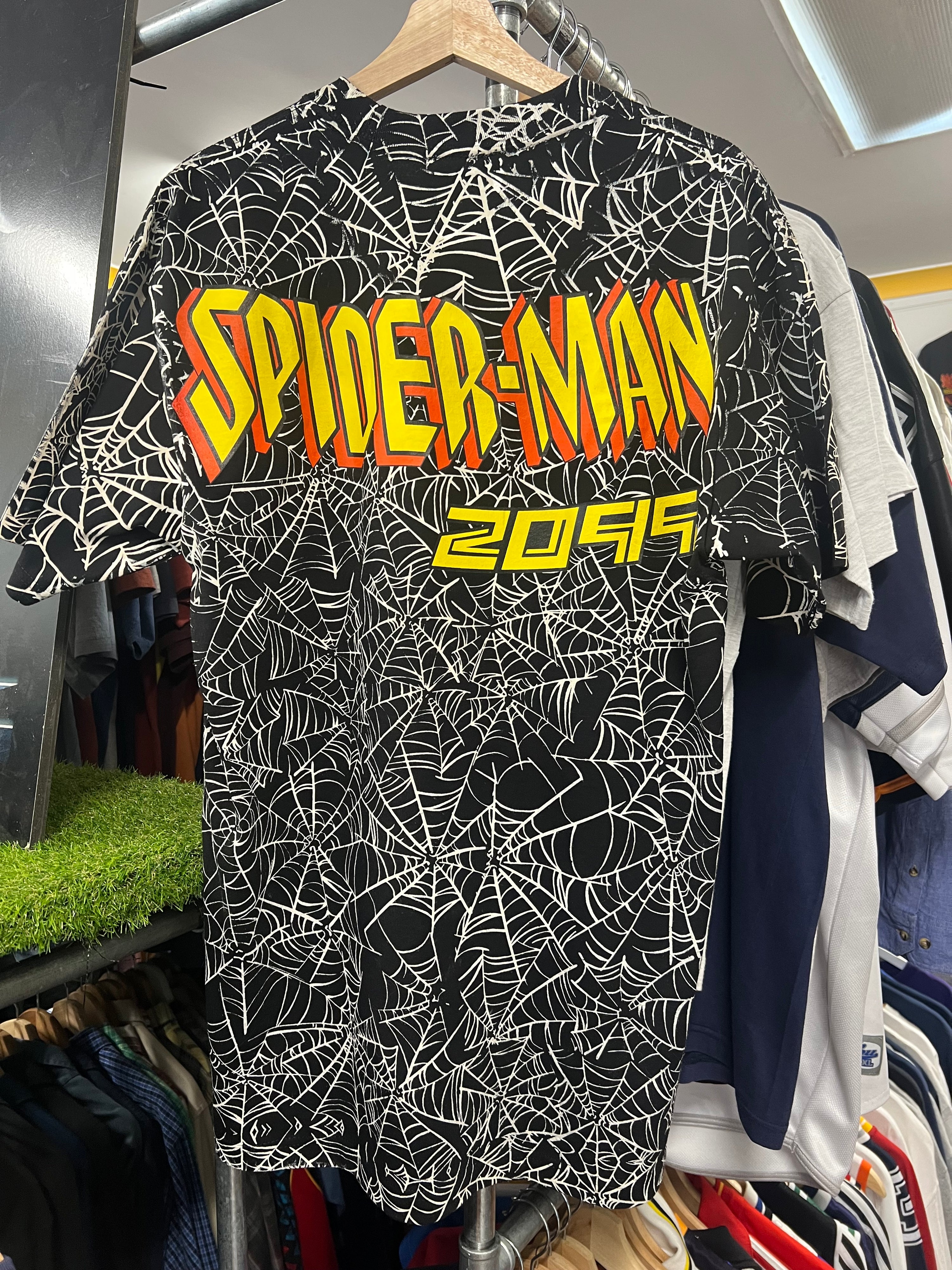 [XL] BNWT 2020 M.A.D Spiderman 2099 All Over Print