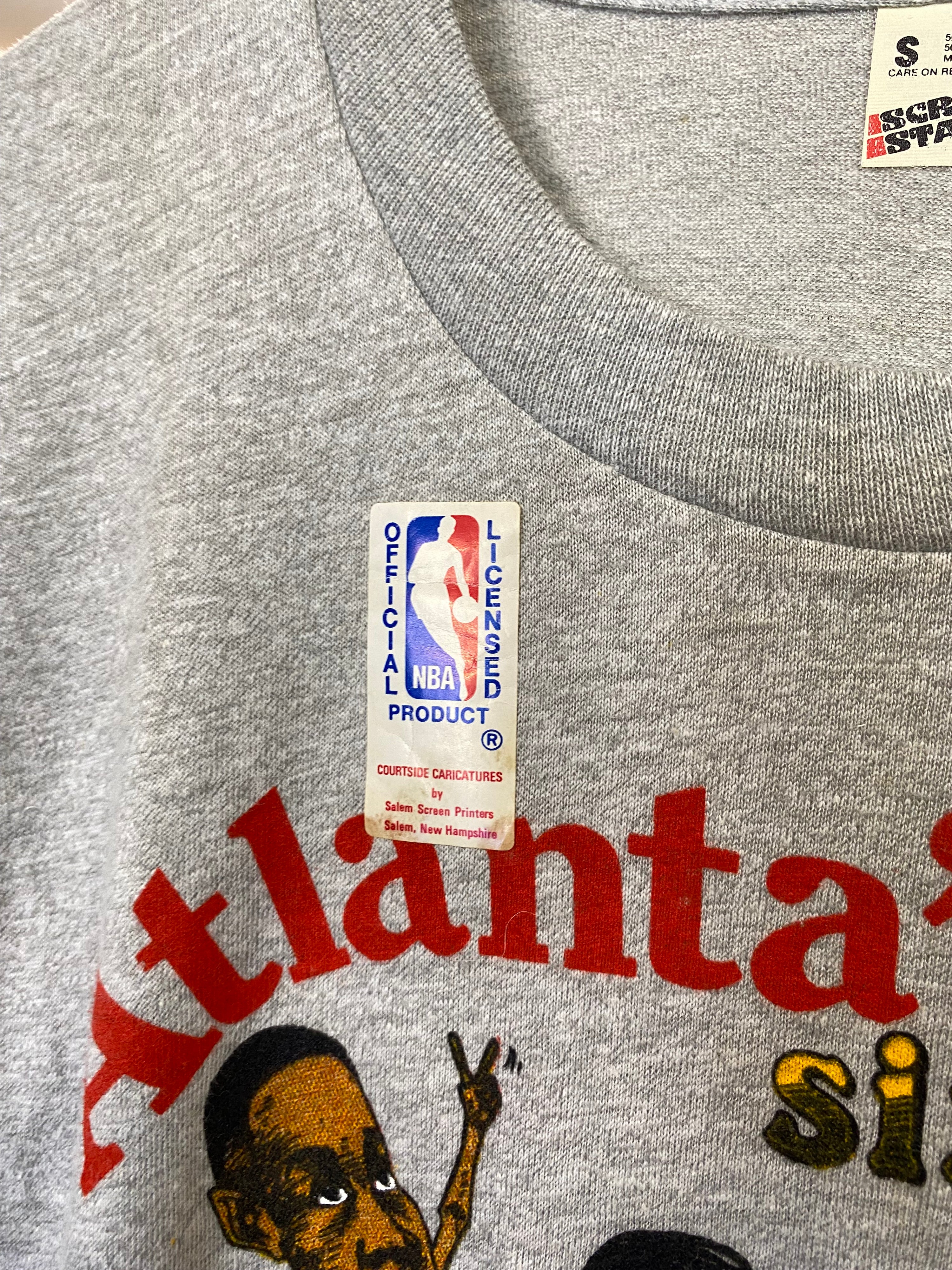 [S] 1986 Atlantas's Best Six Pack - Hawks Caricature Tshirt