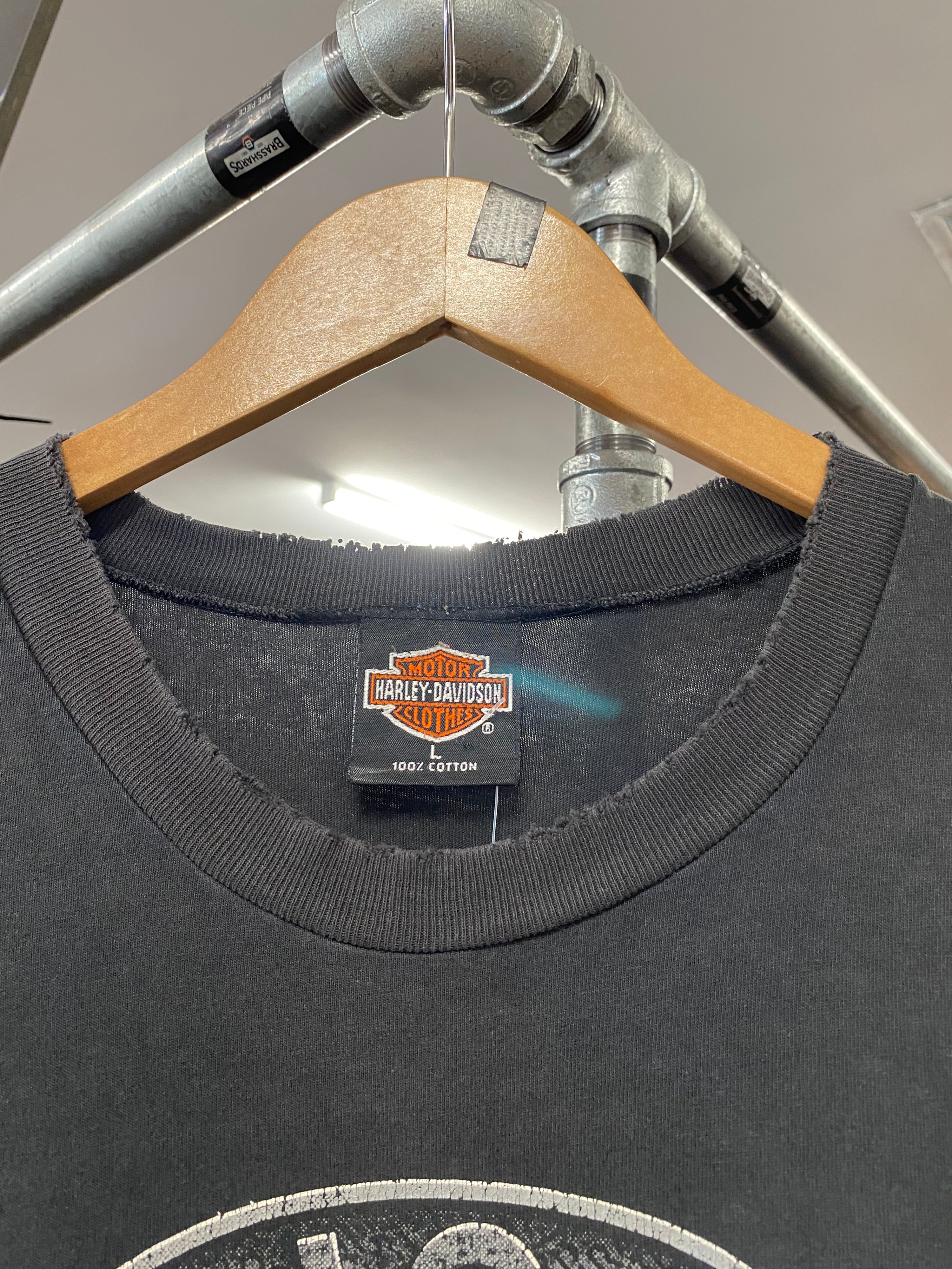 [L] 1990s Harley Davidson American Iron Tee