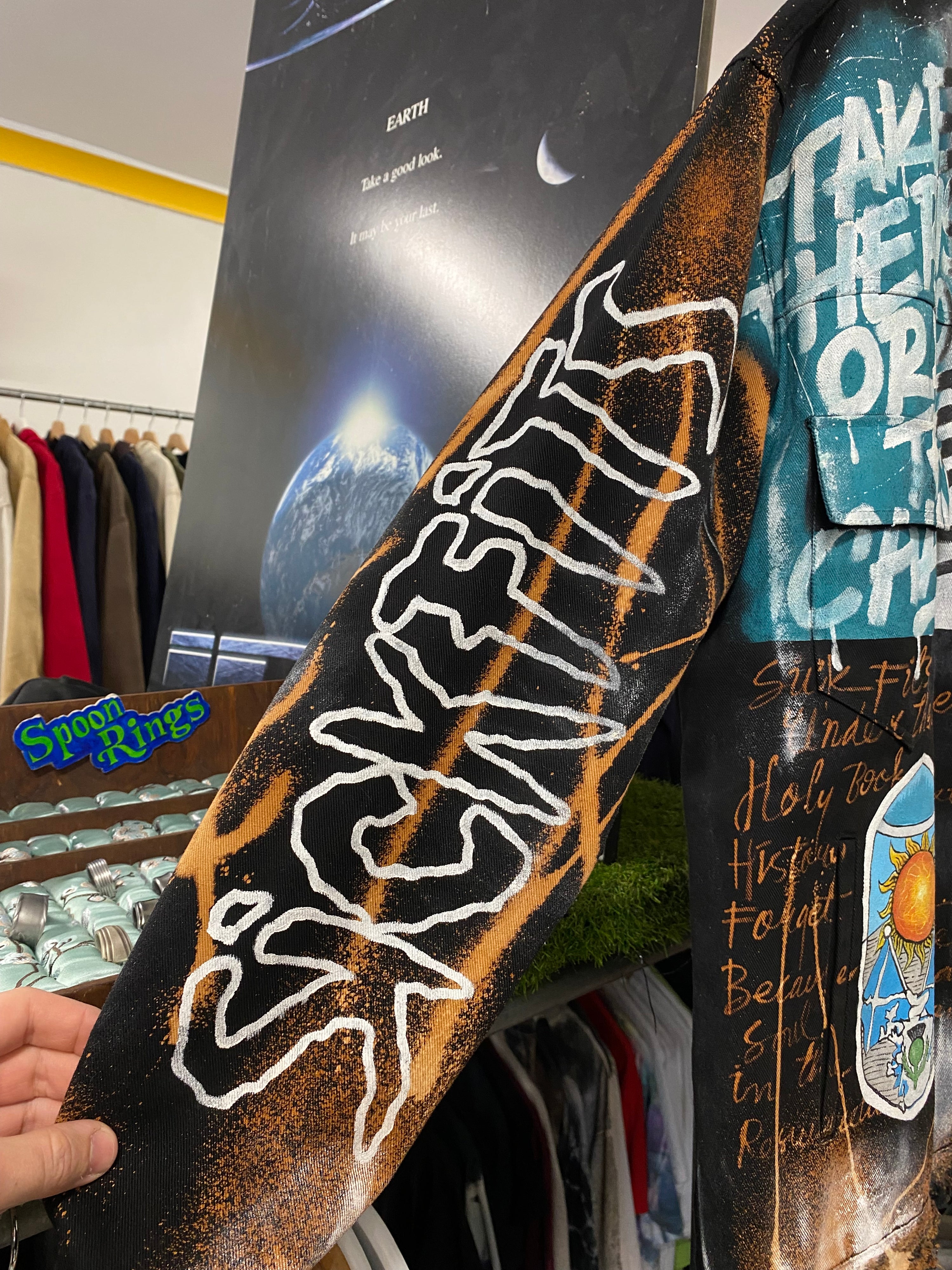 [L] SICKFITS 1/1 Handmade Denim Jacket