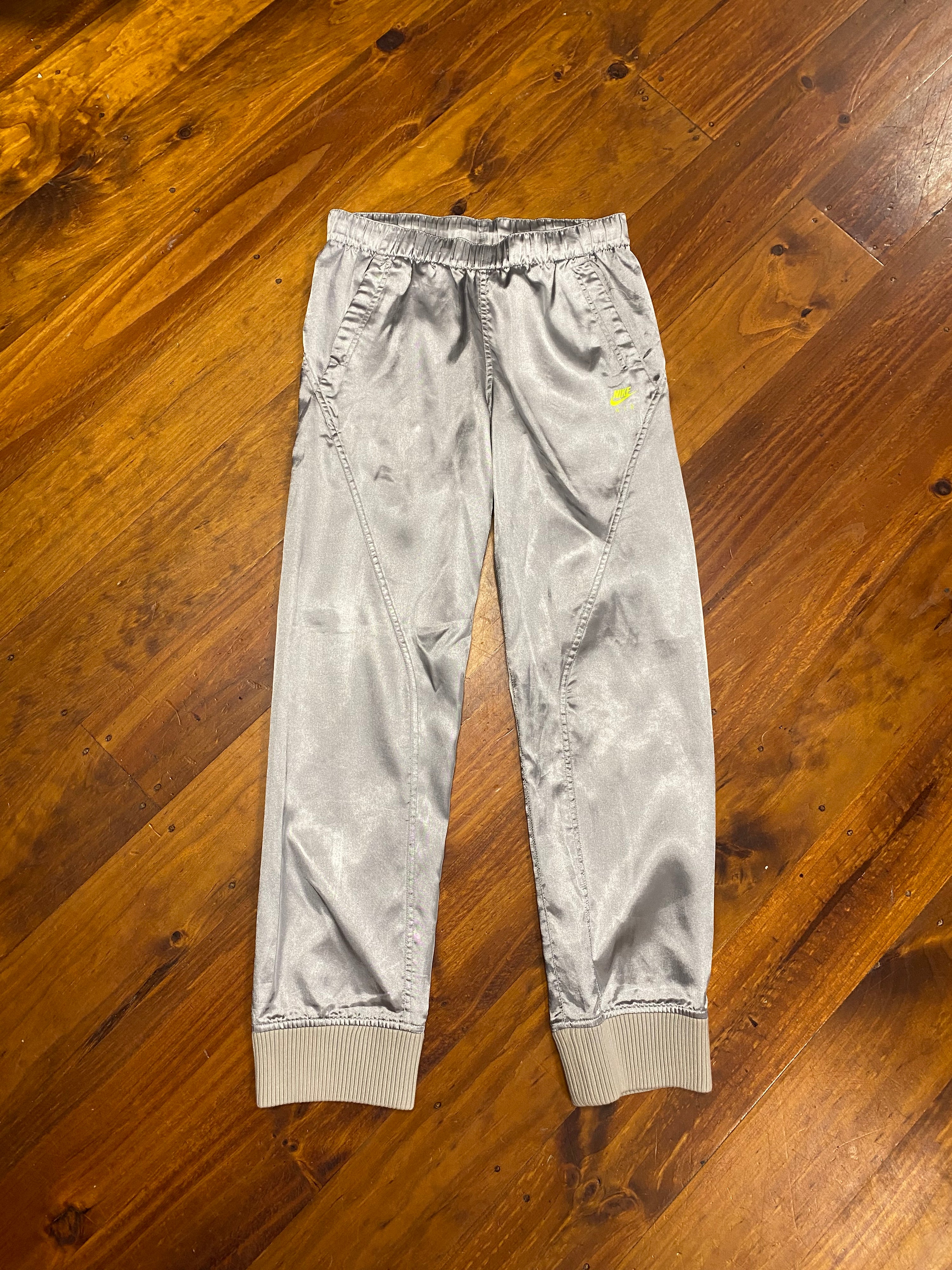 [S] Nike Chrome Silver Cuffed Pants