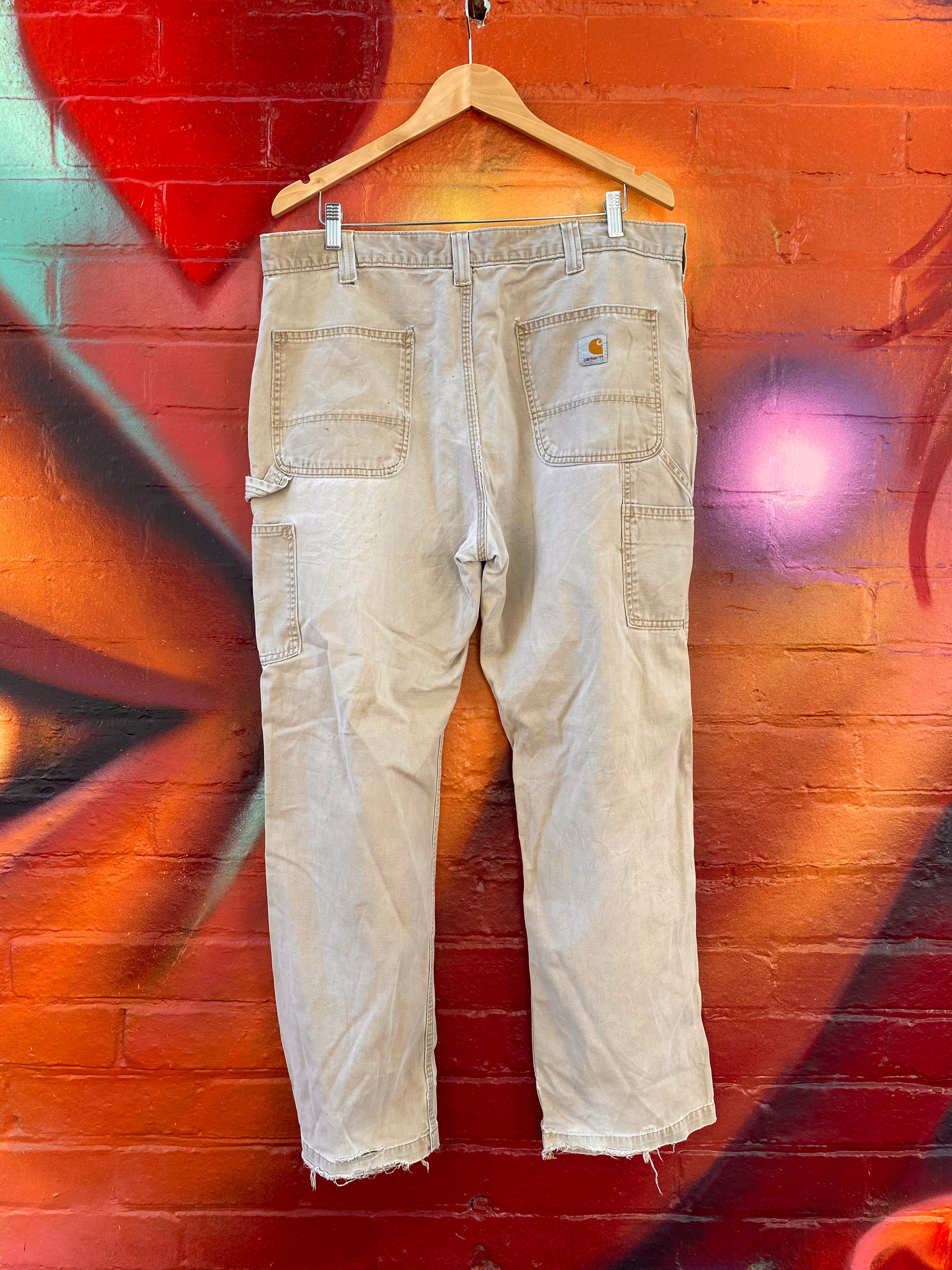 [38] Carhartt Tan B324 DKH Carpenter Pants