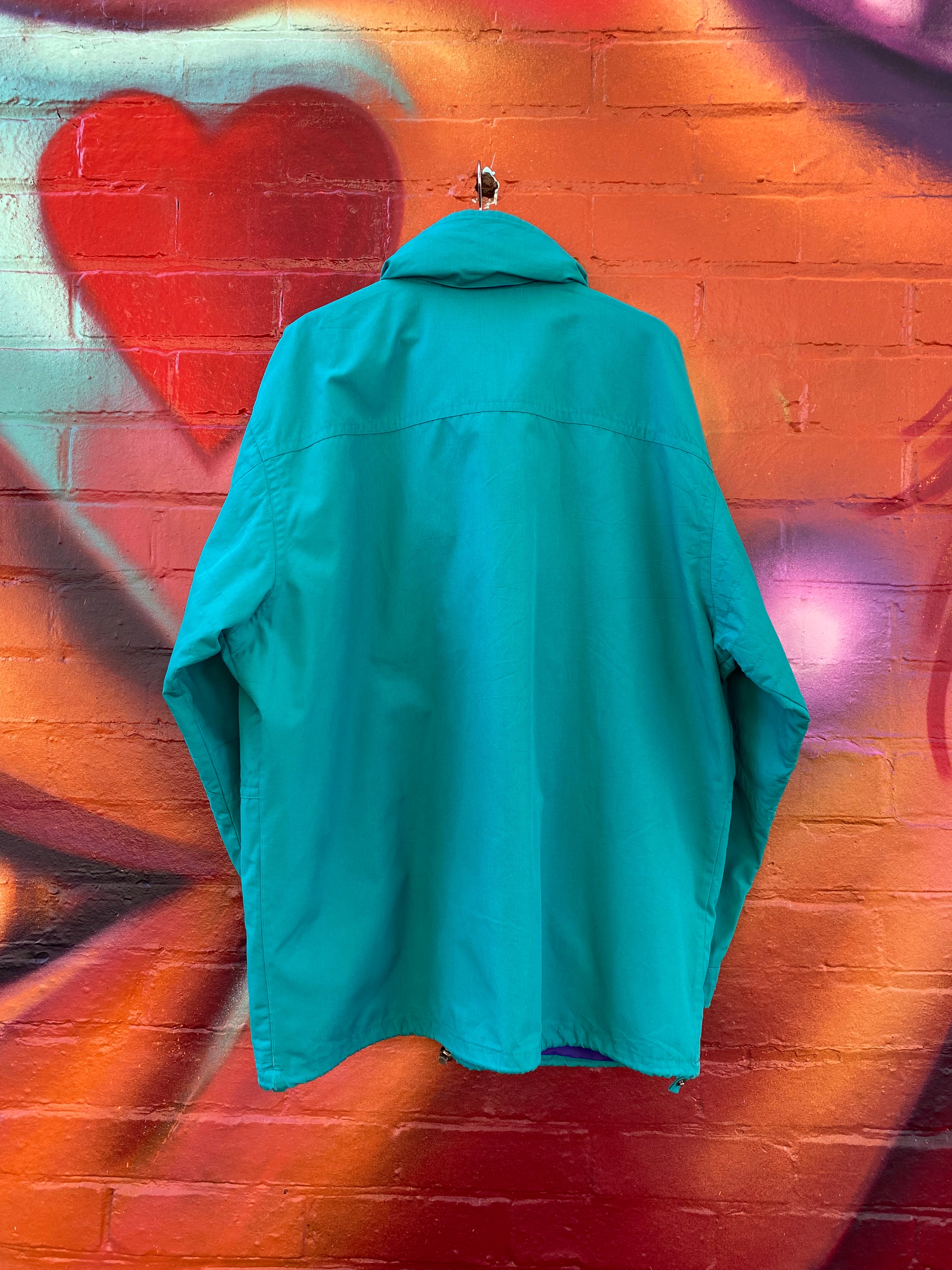 [3XL] Fila Antartika Teal Ski Jacket