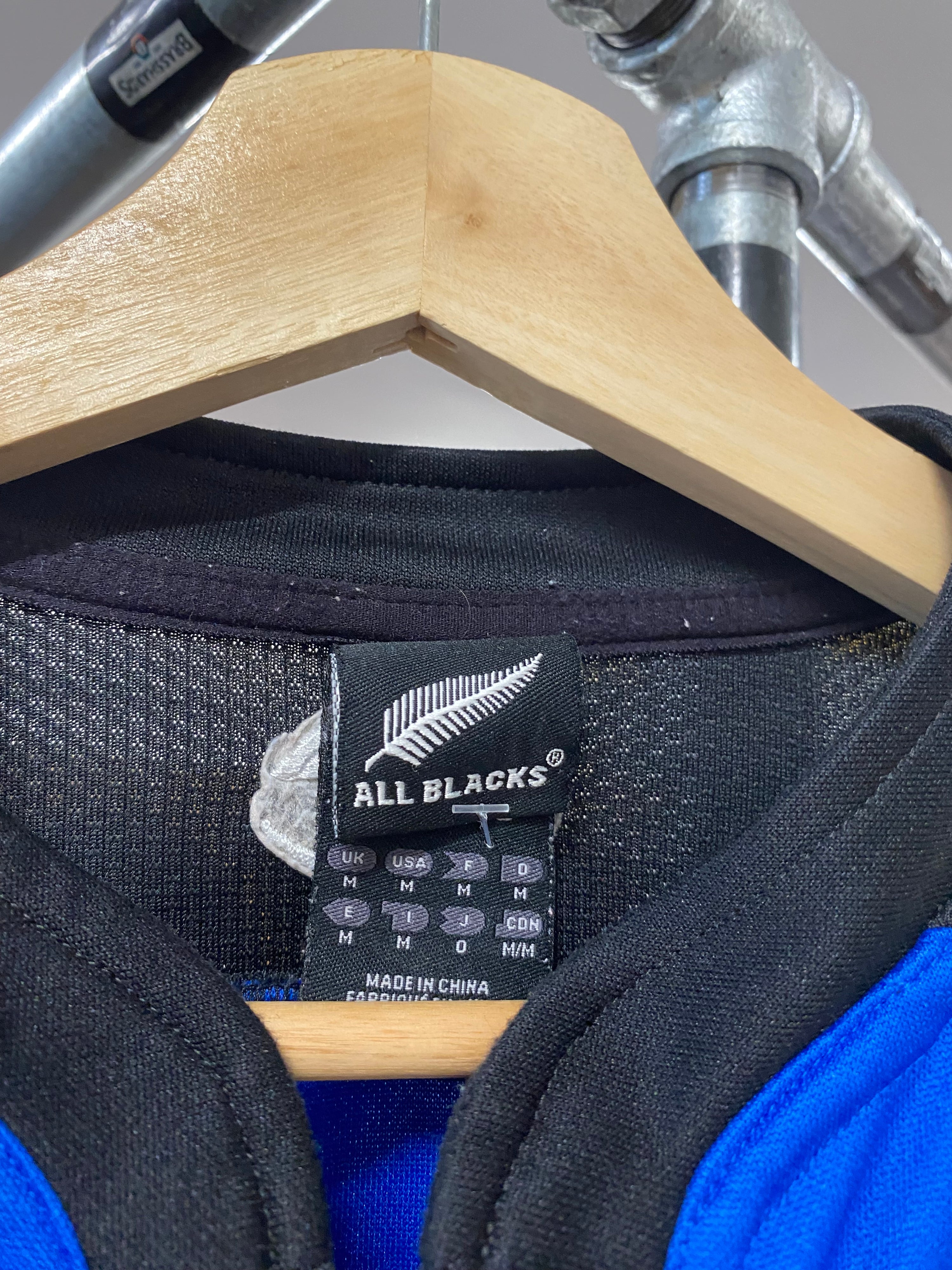 [M] Adidas x All Blacks Blue Rugby Jersey