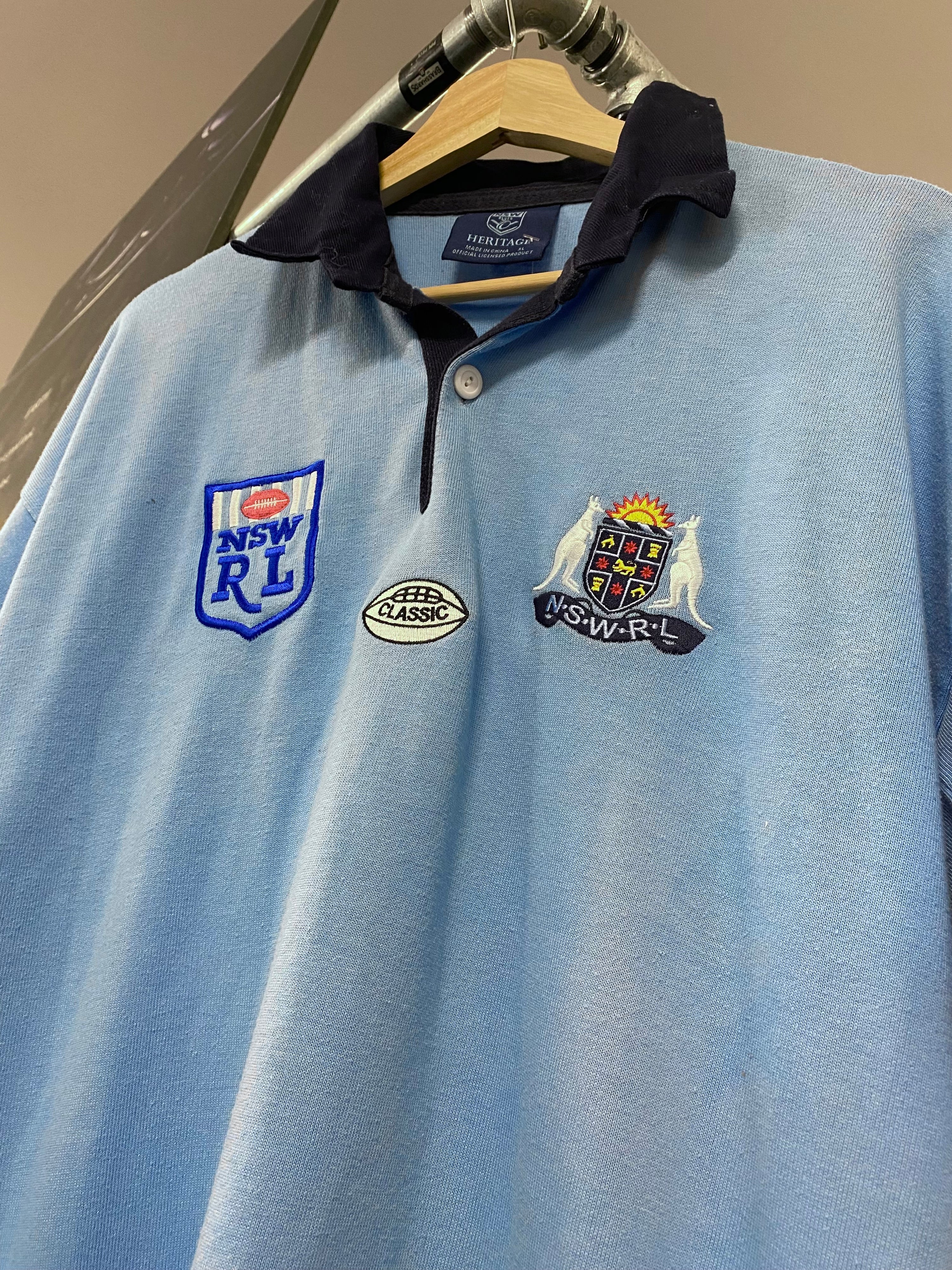 [XL] 2009 NSWRL Classic Blue SS Jersey