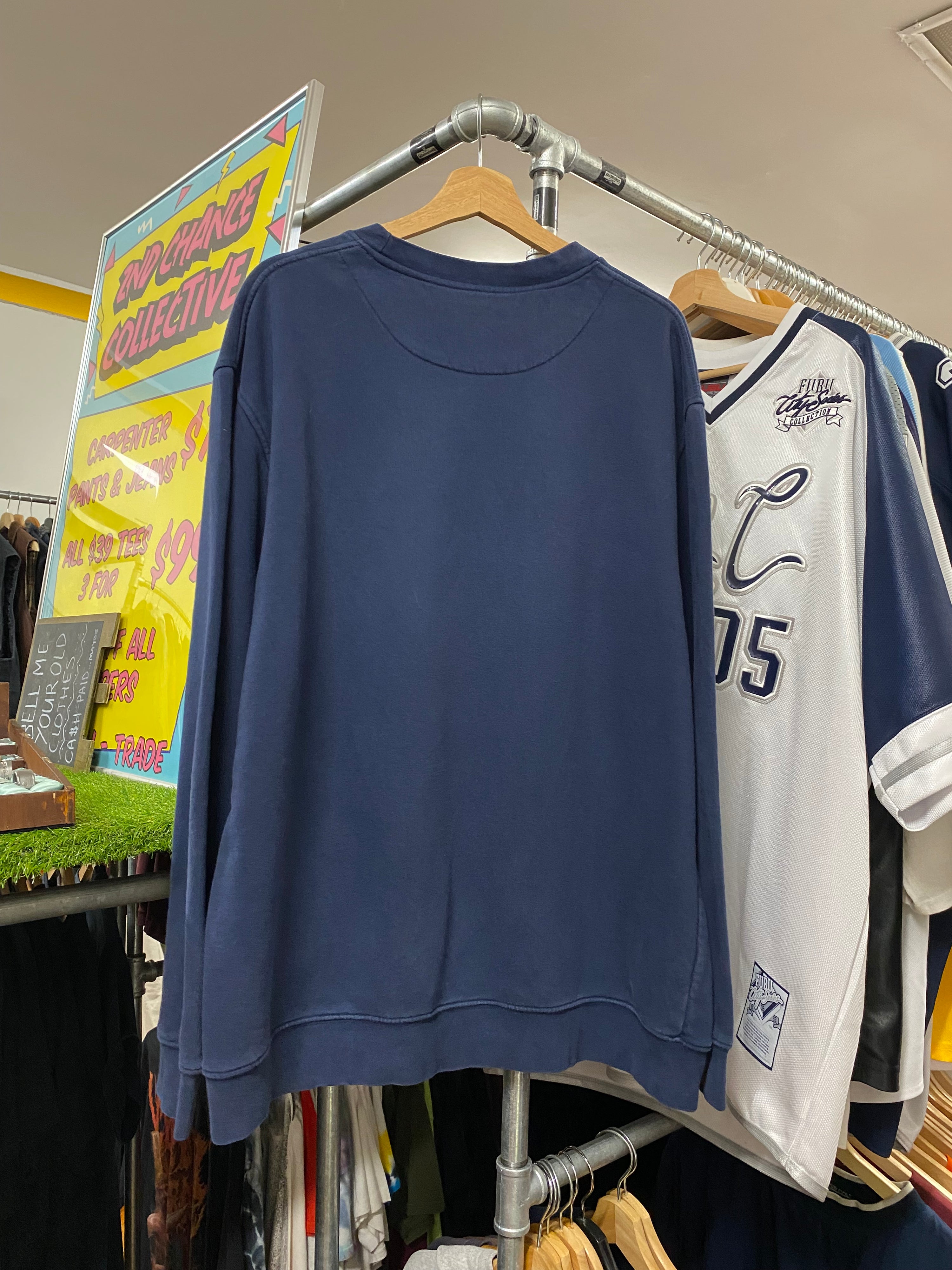 [XL] Nike Small Tick Dark Blue Jumper