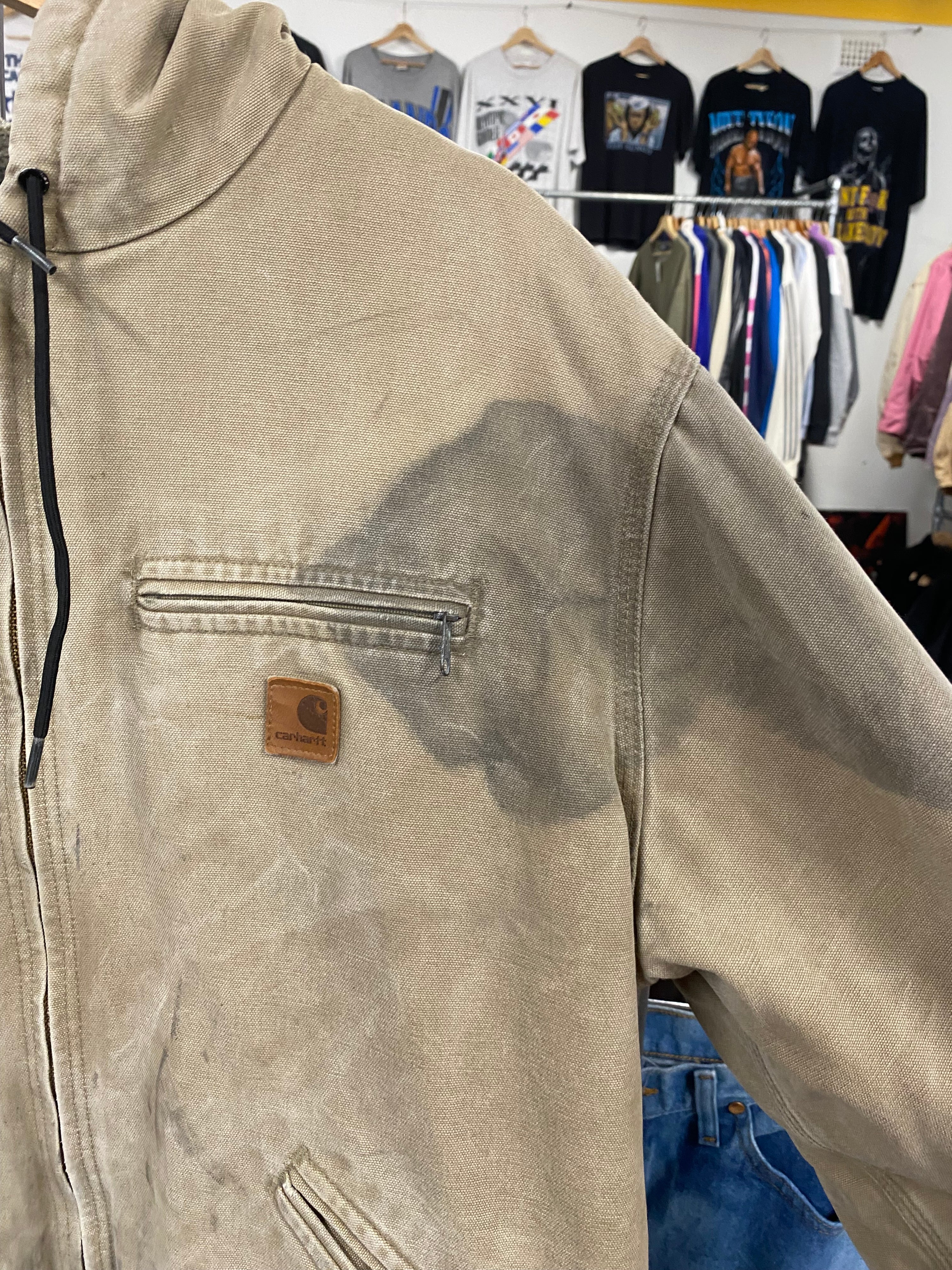 [XL] Carhartt Stone Fleece Lined Hooded Jacket