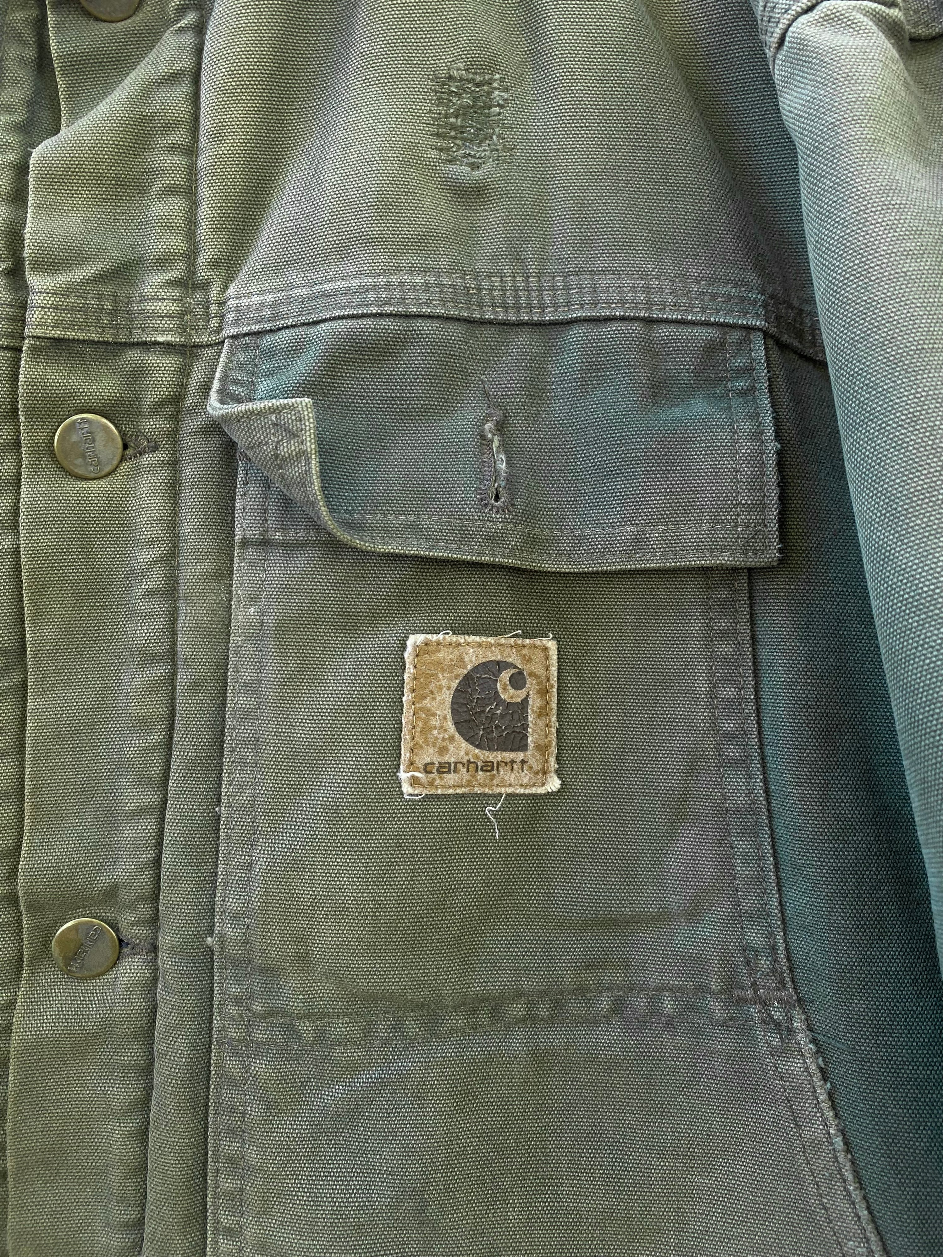[L] 1996 Carhartt Dark Olive Field Coat