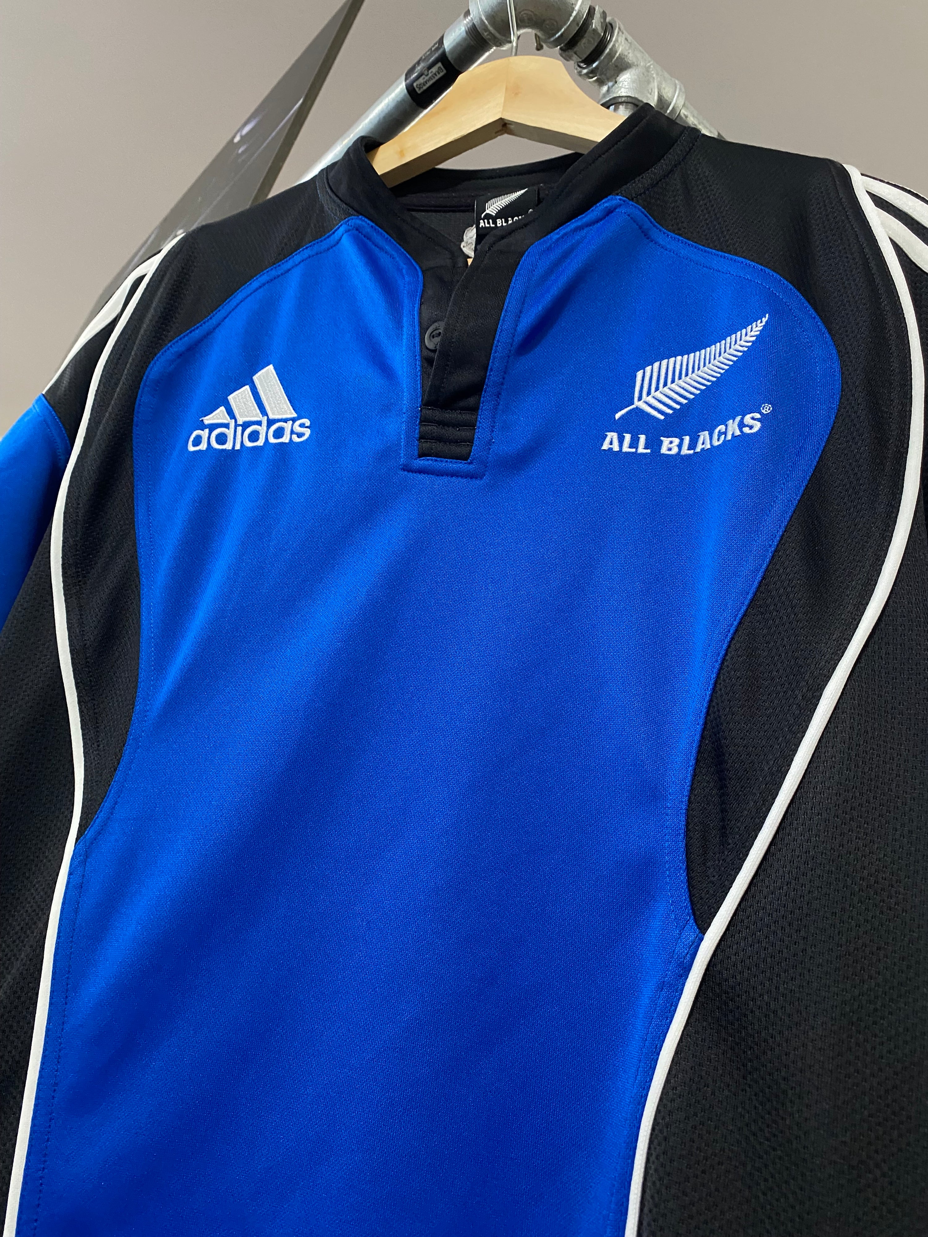 [M] Adidas x All Blacks Blue Rugby Jersey
