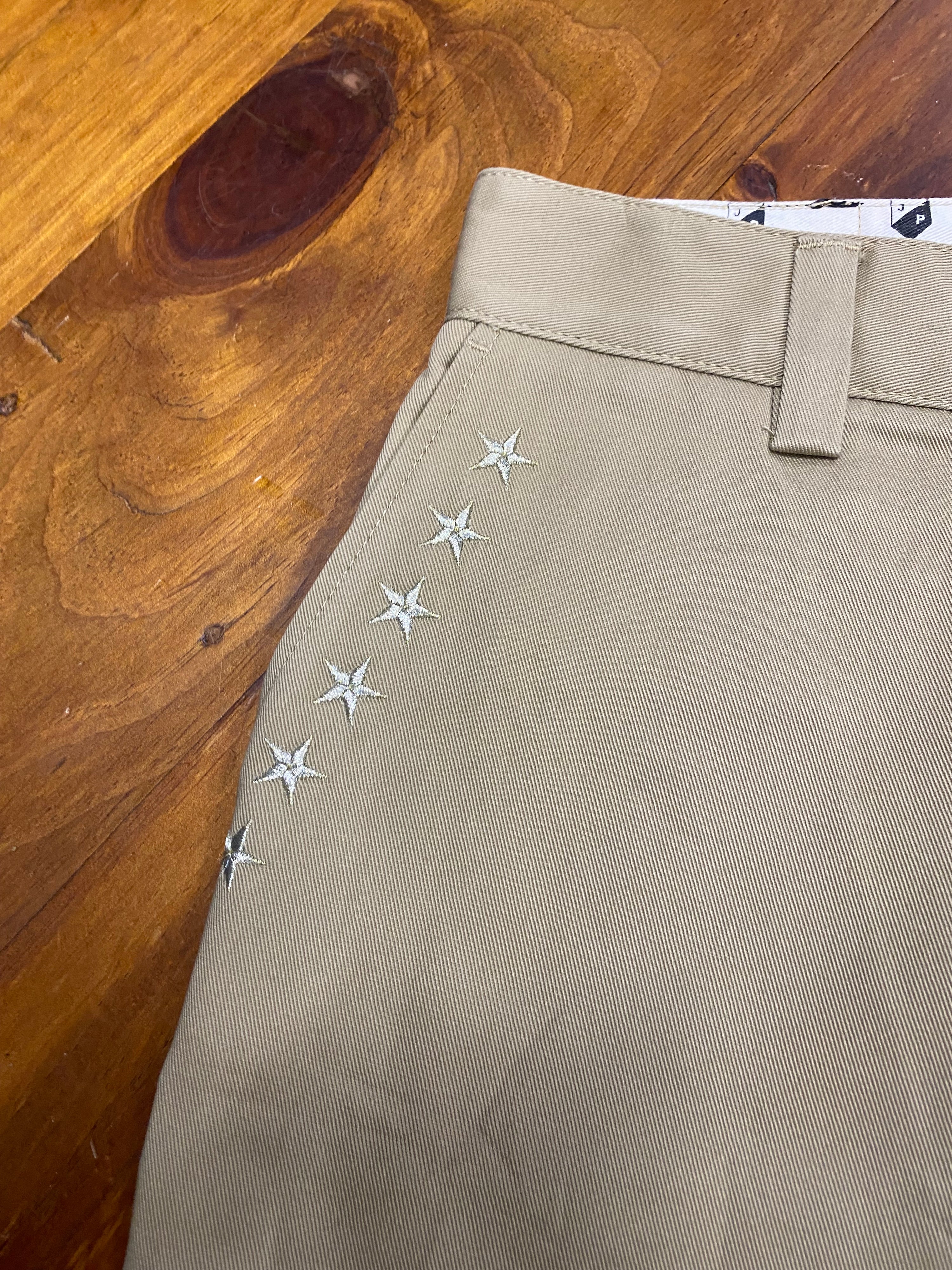 [24] Dickies 'The Jouetie' Tan Pants with Stars