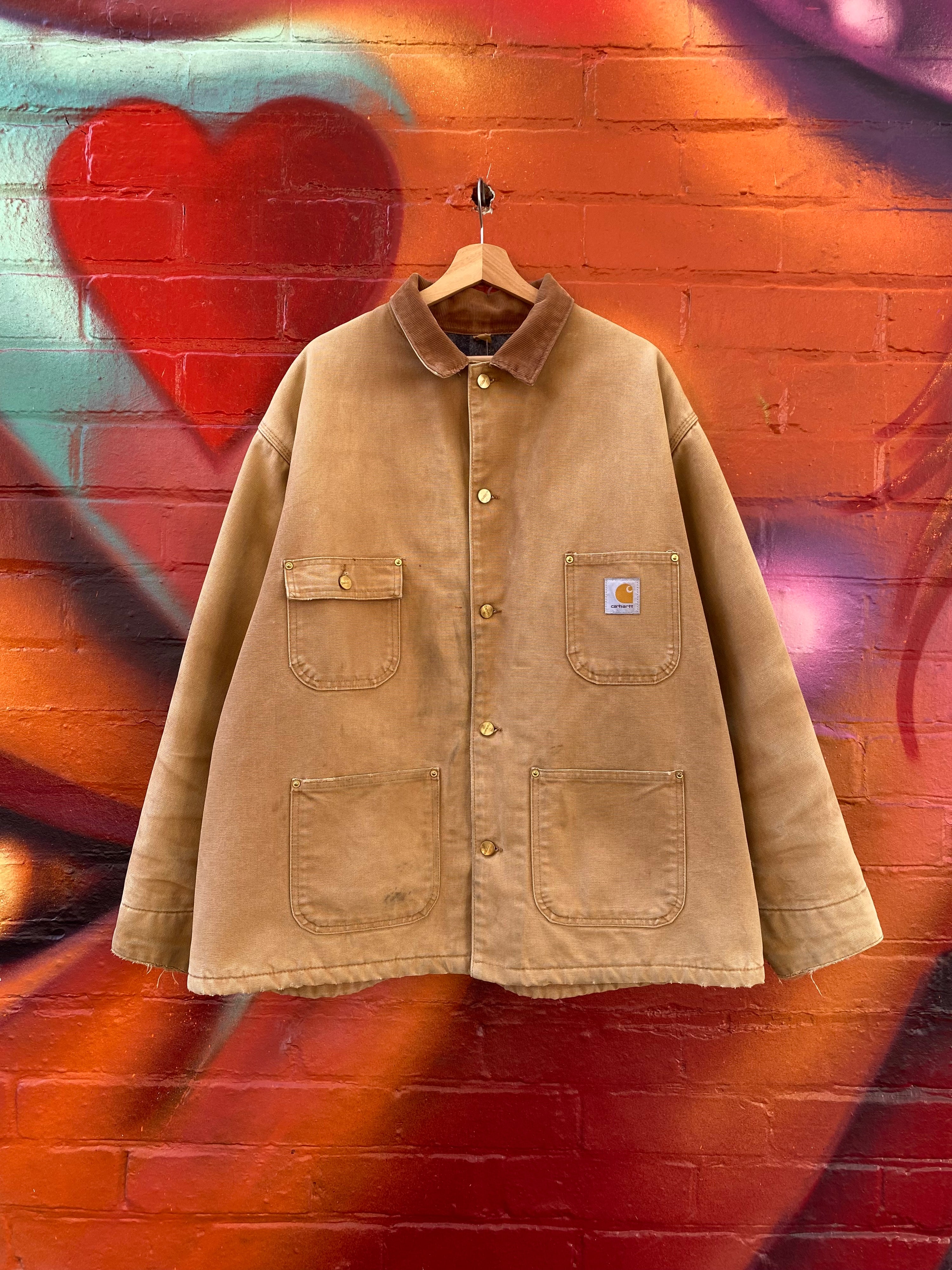[XL] Vintage Carhartt C01 BRN Chore Jacket